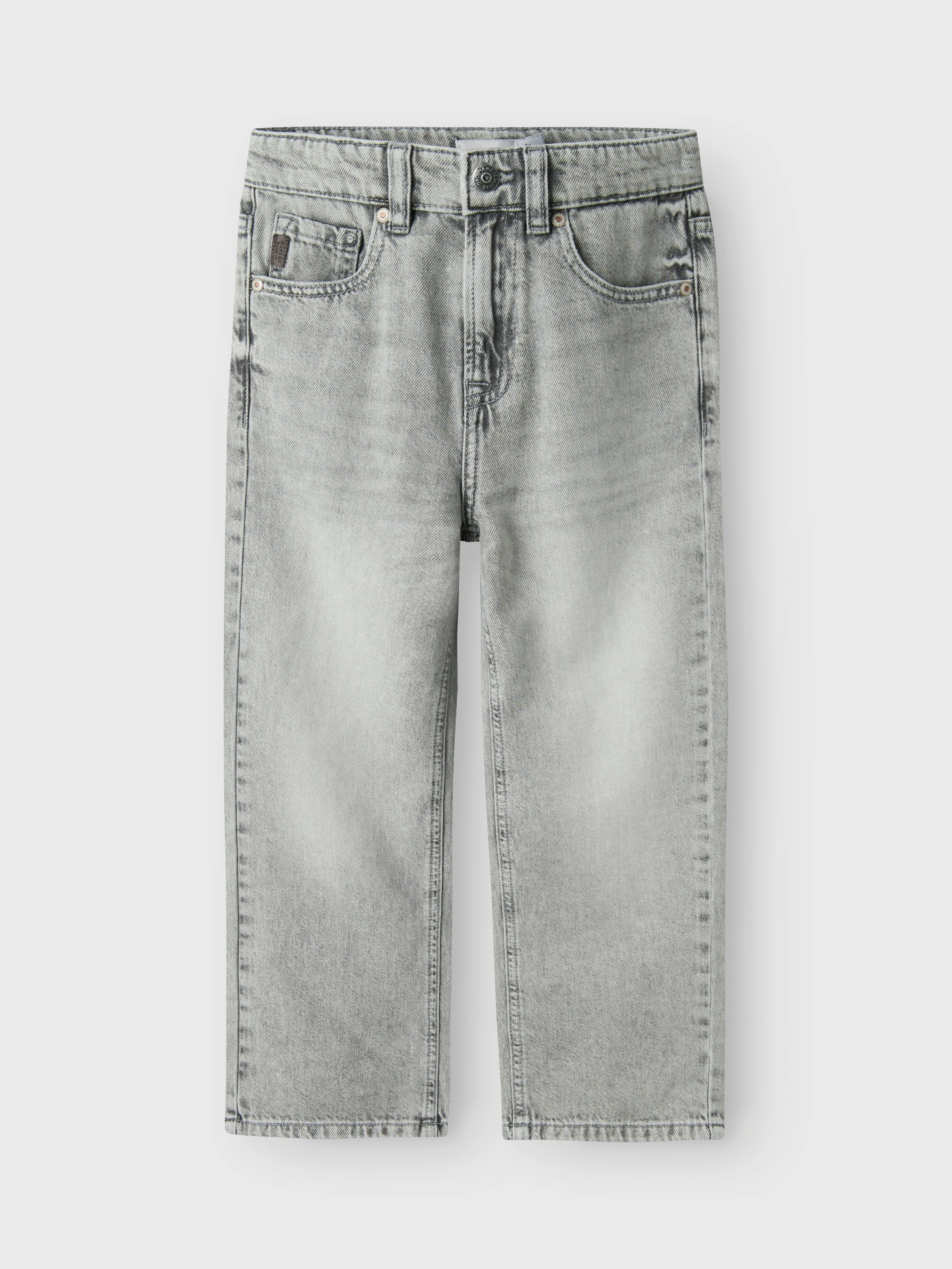 Name It Straight jeans NKFROSE voor meisjes met hoge taille en wijde pijpen