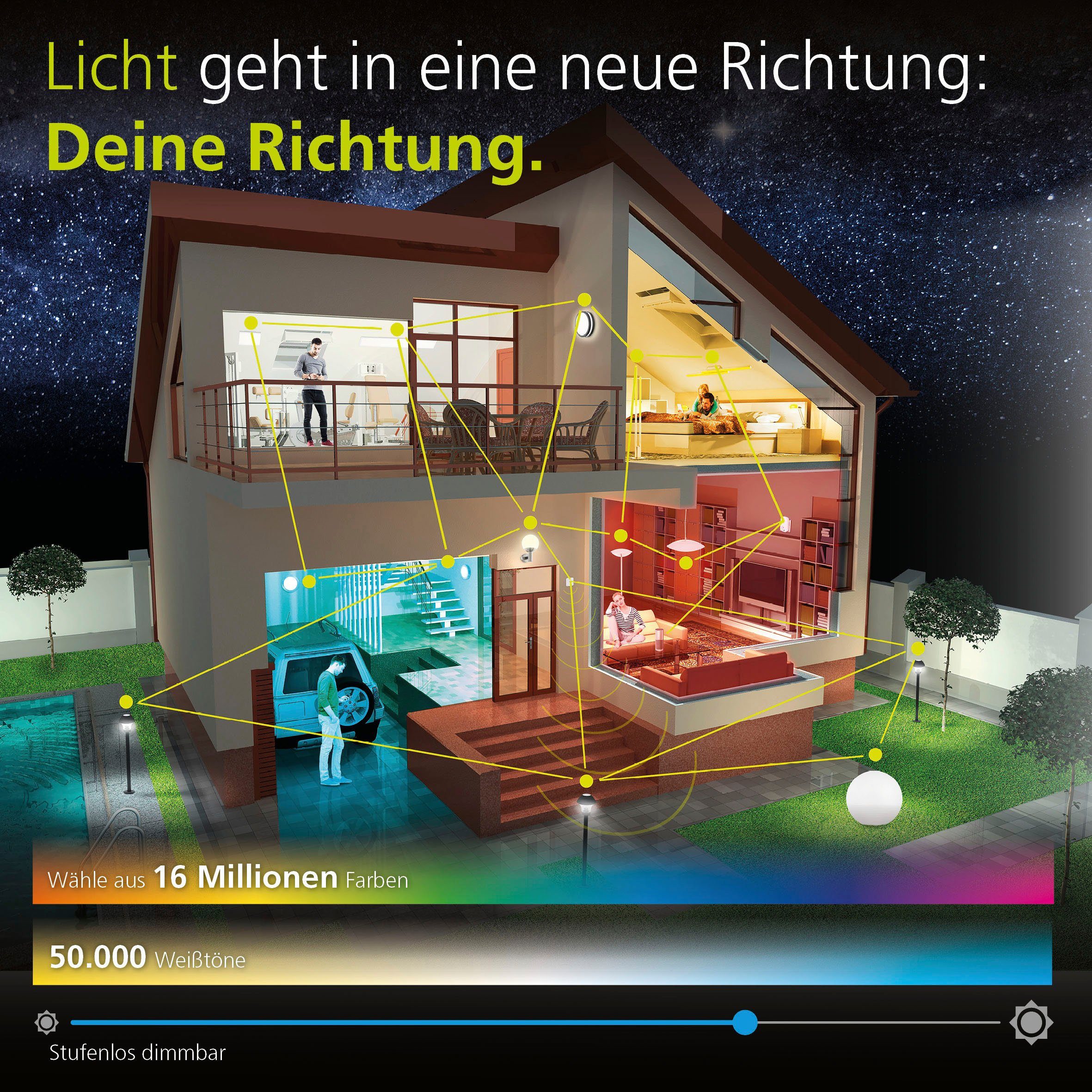 EGLO Hanglamp COMBA-C Hanglamp, EGLO CONNECT, bediening via app + afstandsbediening (1 stuk)