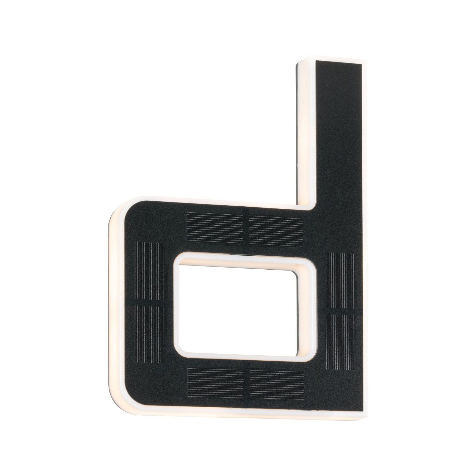 Paulmann Led-wandlamp voor buiten Solar Huisnummer LED-module, huisnummers, letters kiesbaar, accu verwisselbaar (1 stuk)