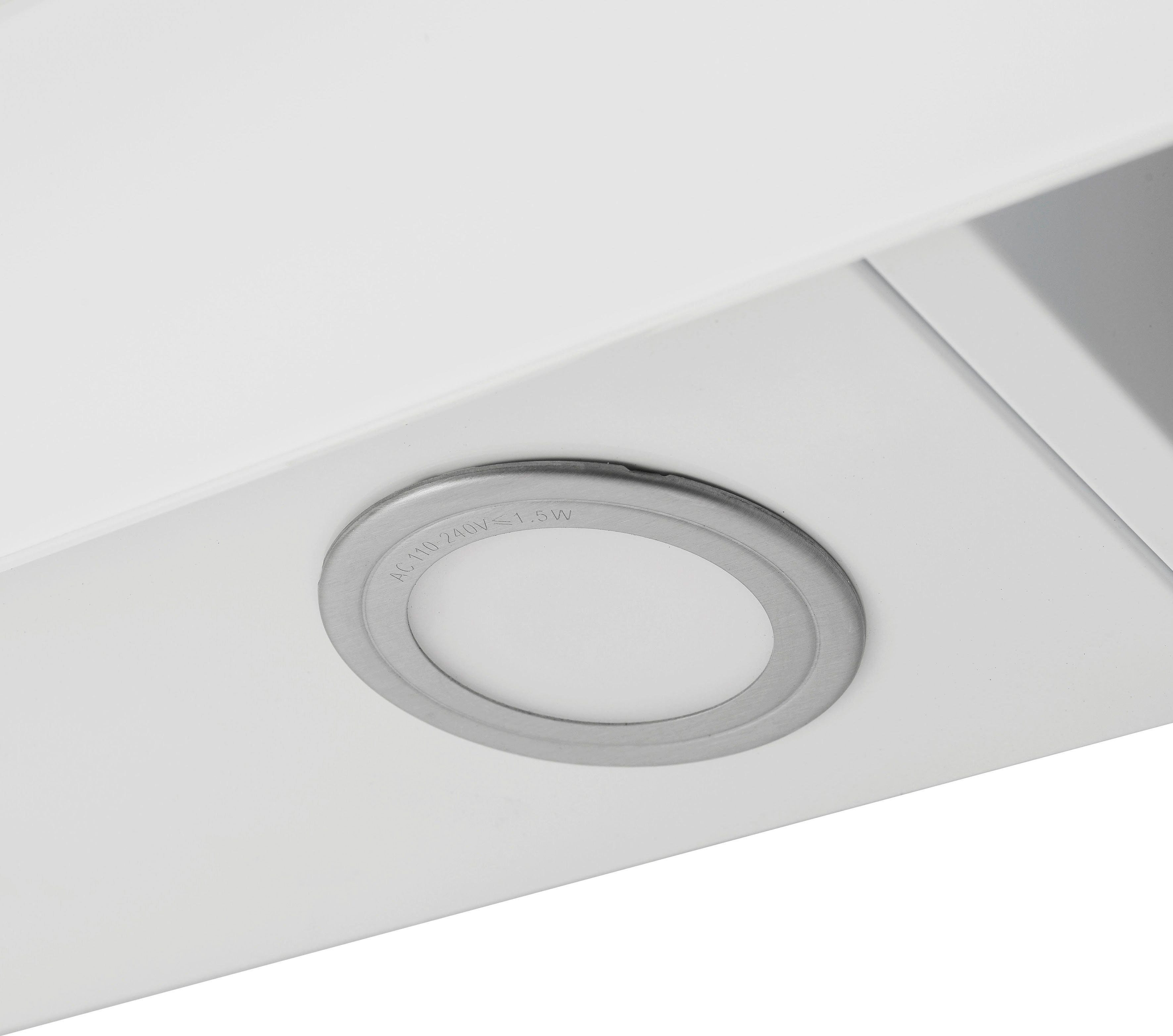 RESPEKTA Schuine wandkap CH 21060 60 cm, 3 vermogensniveaus, led-verlichting, geschikt voor afzuiging en recirculatie