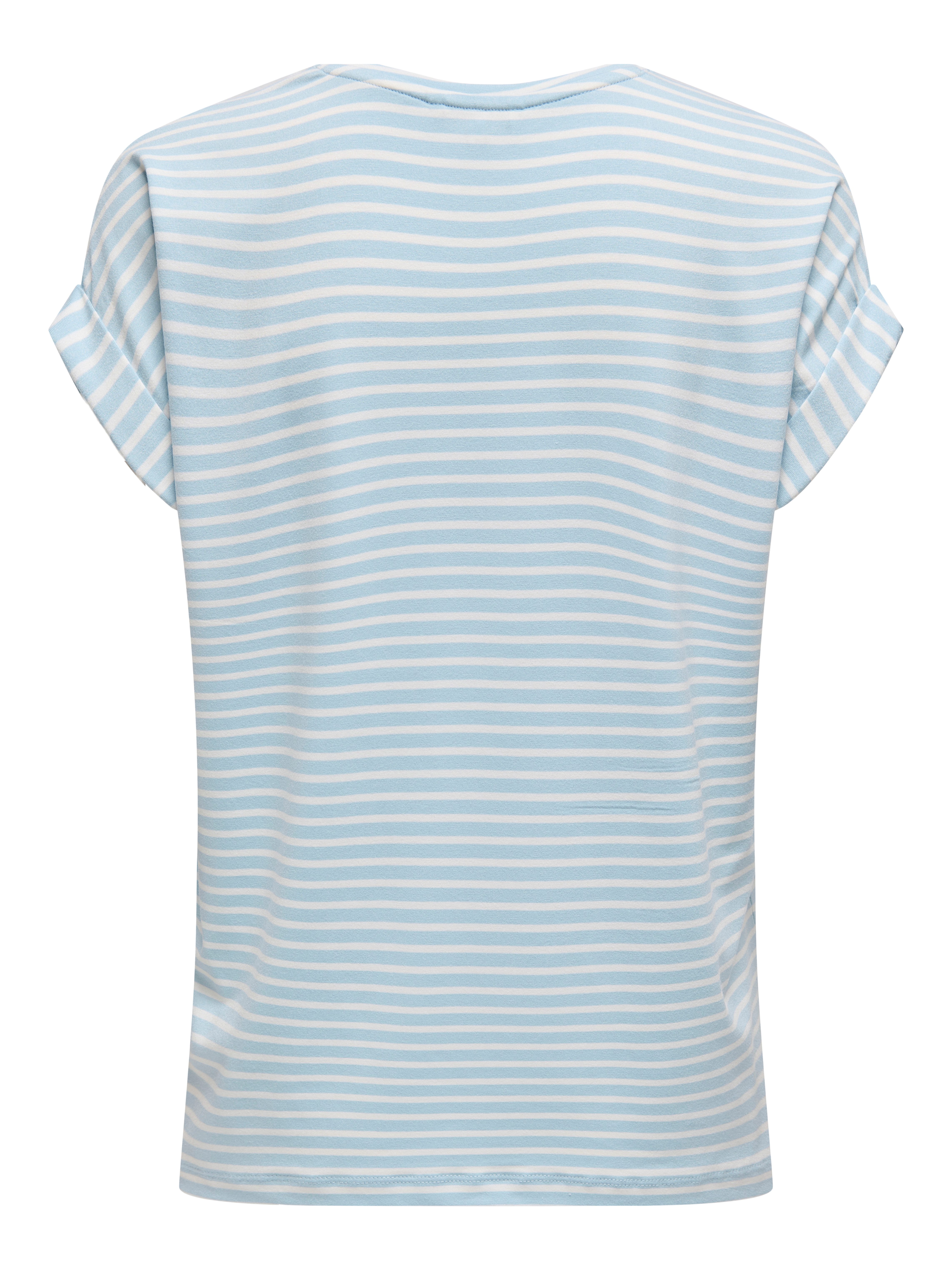 Only T-shirt ONLMOSTER STRIPE S/S O-NECK TOP JRS NOOS