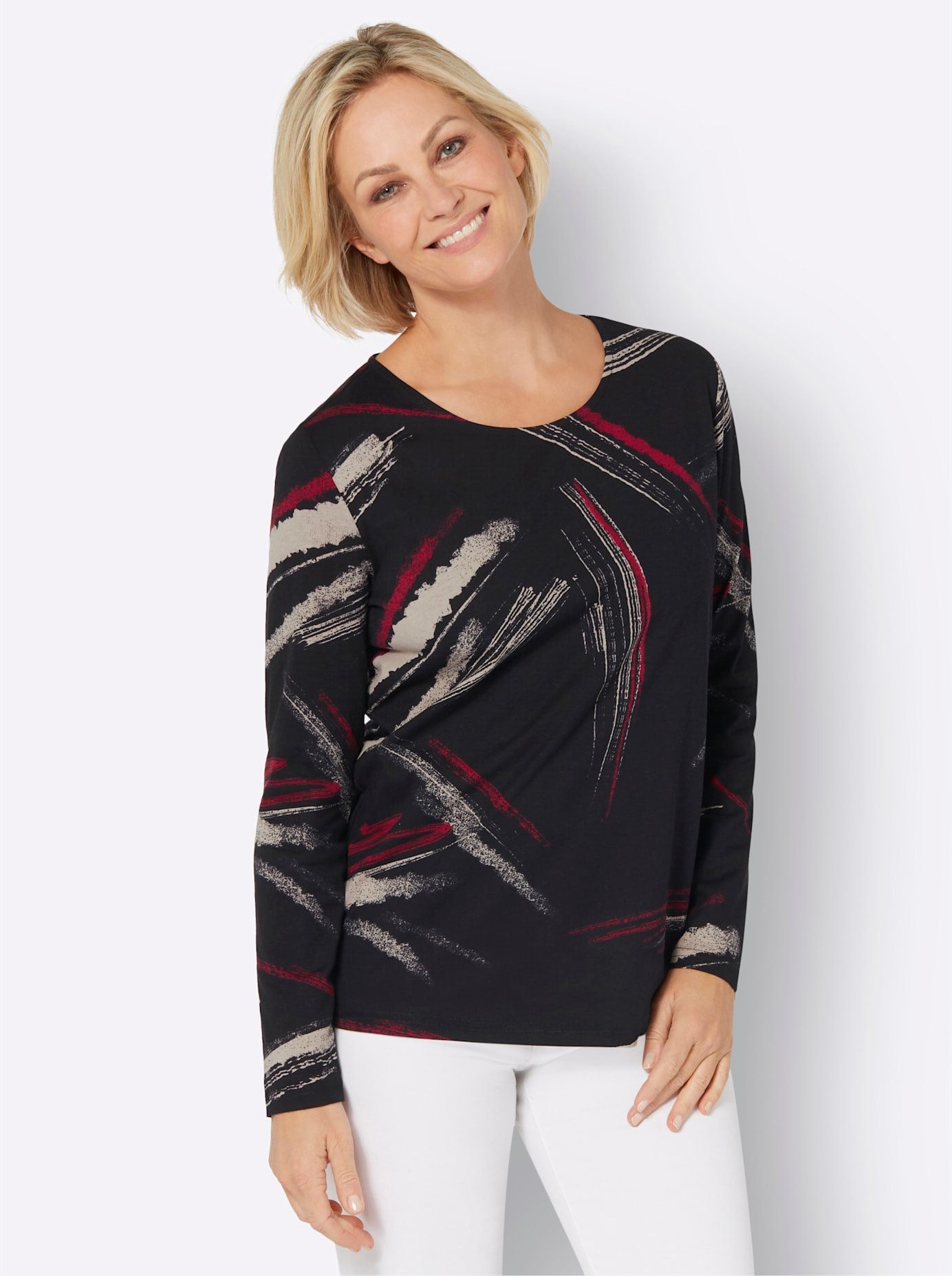 Classic Basics Shirt met ronde hals (1-delig)