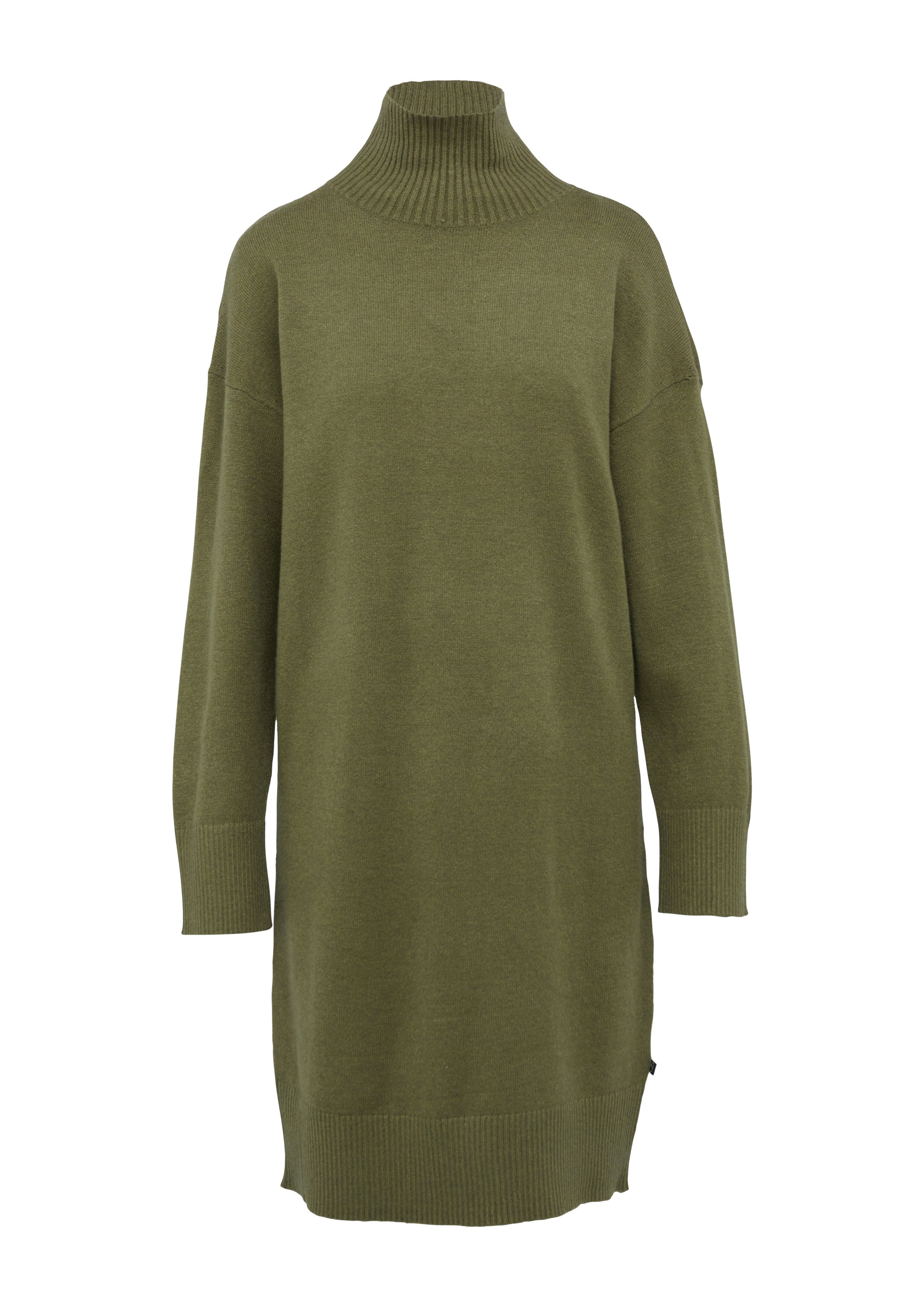 Q S designed by Gebreide jurk met geribde staande kraag