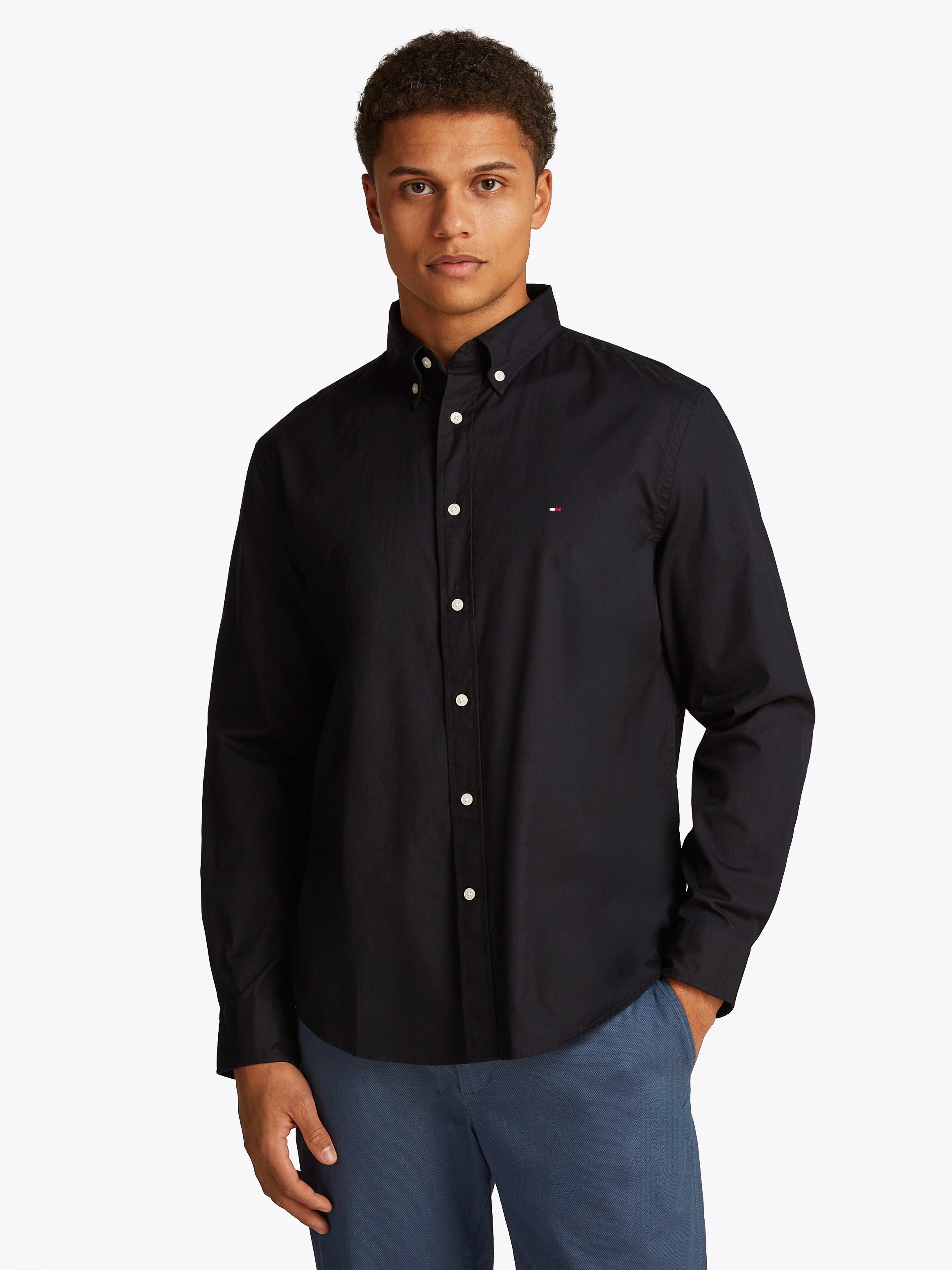 Tommy Hilfiger Overhemd met lange mouwen CORE FLEX POPLIN SOLID RF SHIRT