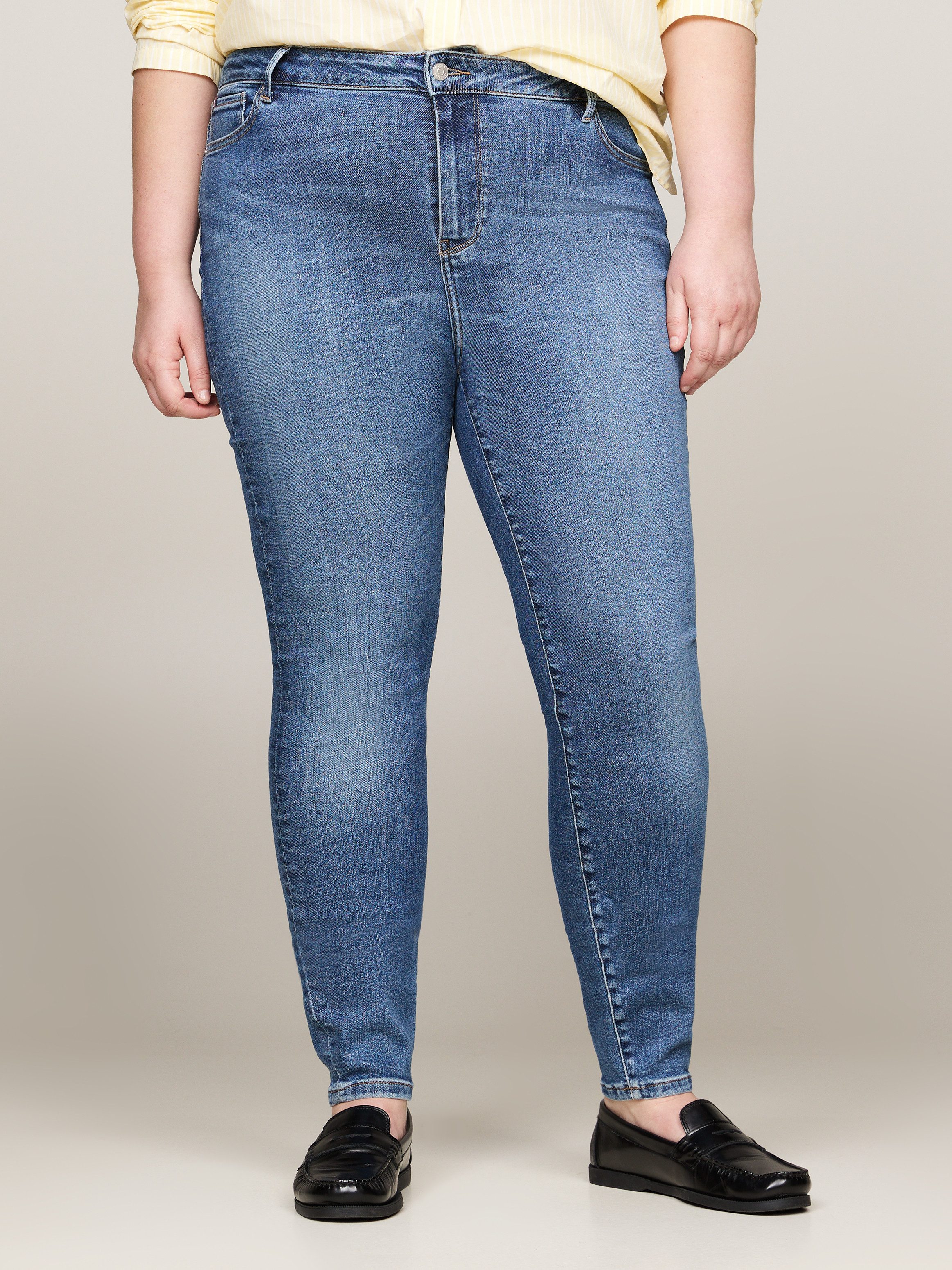 NU 20% KORTING: Tommy Hilfiger Curve Skinny fit jeans