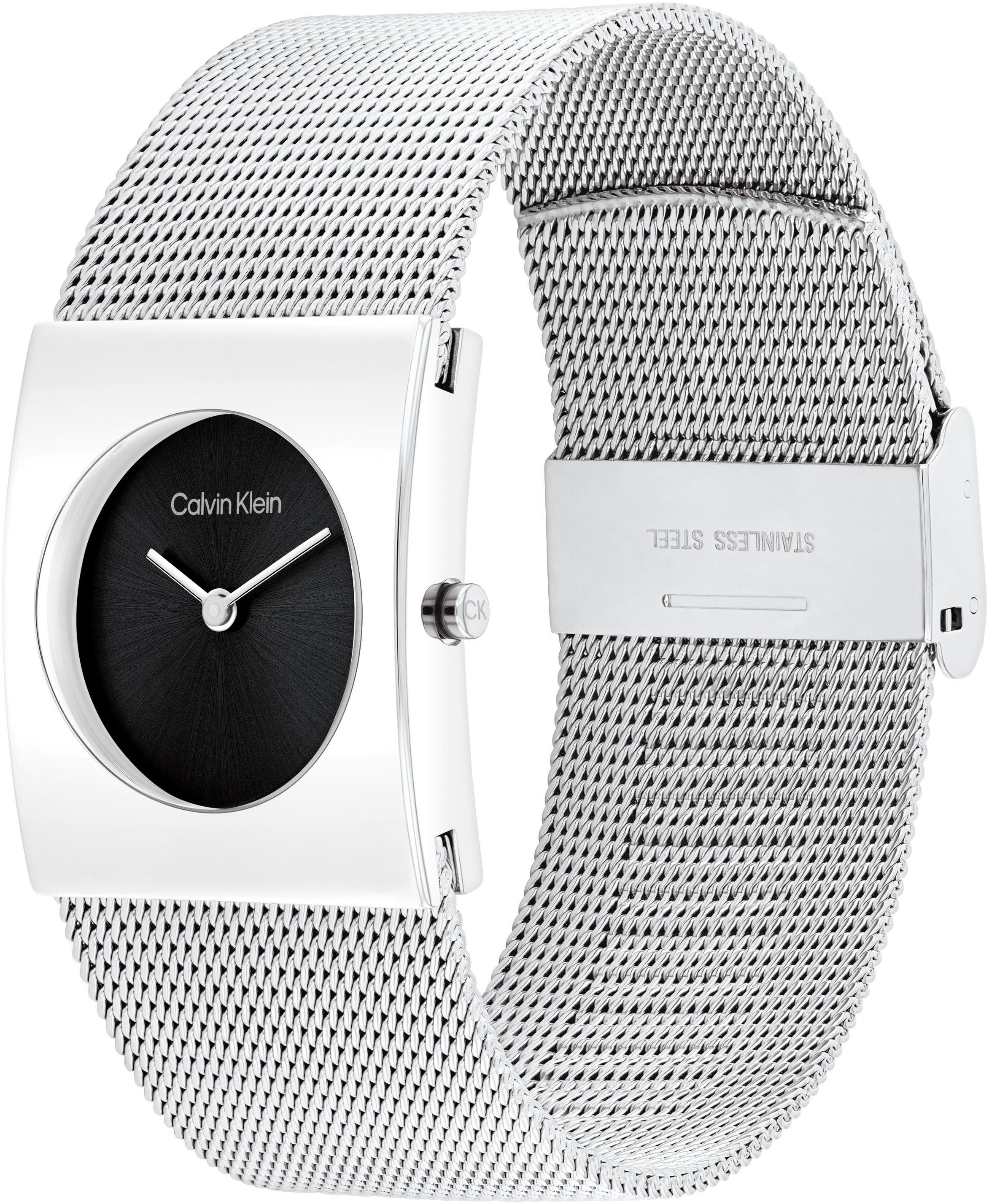 Calvin Klein Kwartshorloge CK PULSE Horloge, dameshorloge, analoog, stalen armband