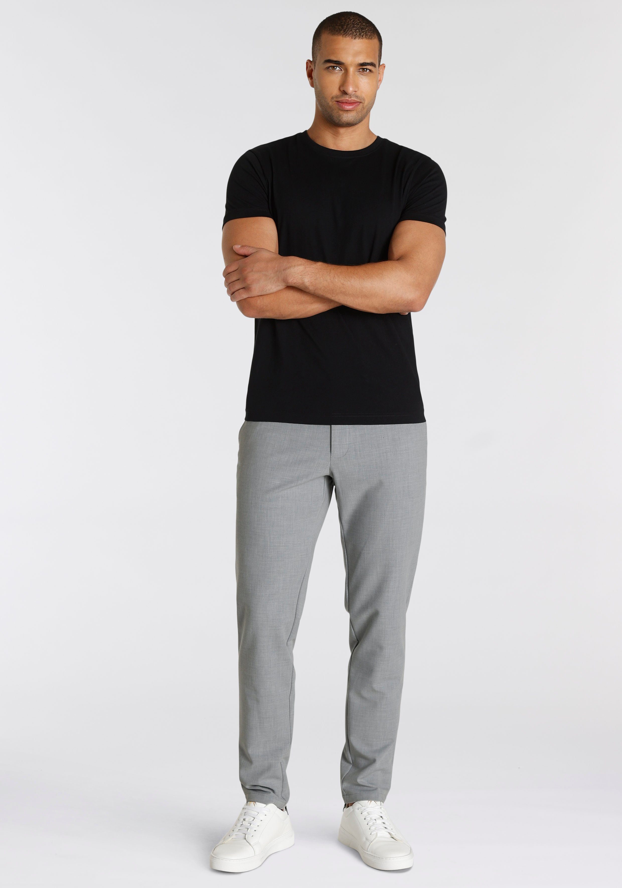 Bruno Banani Pantalon Met elastische tailleband en koord