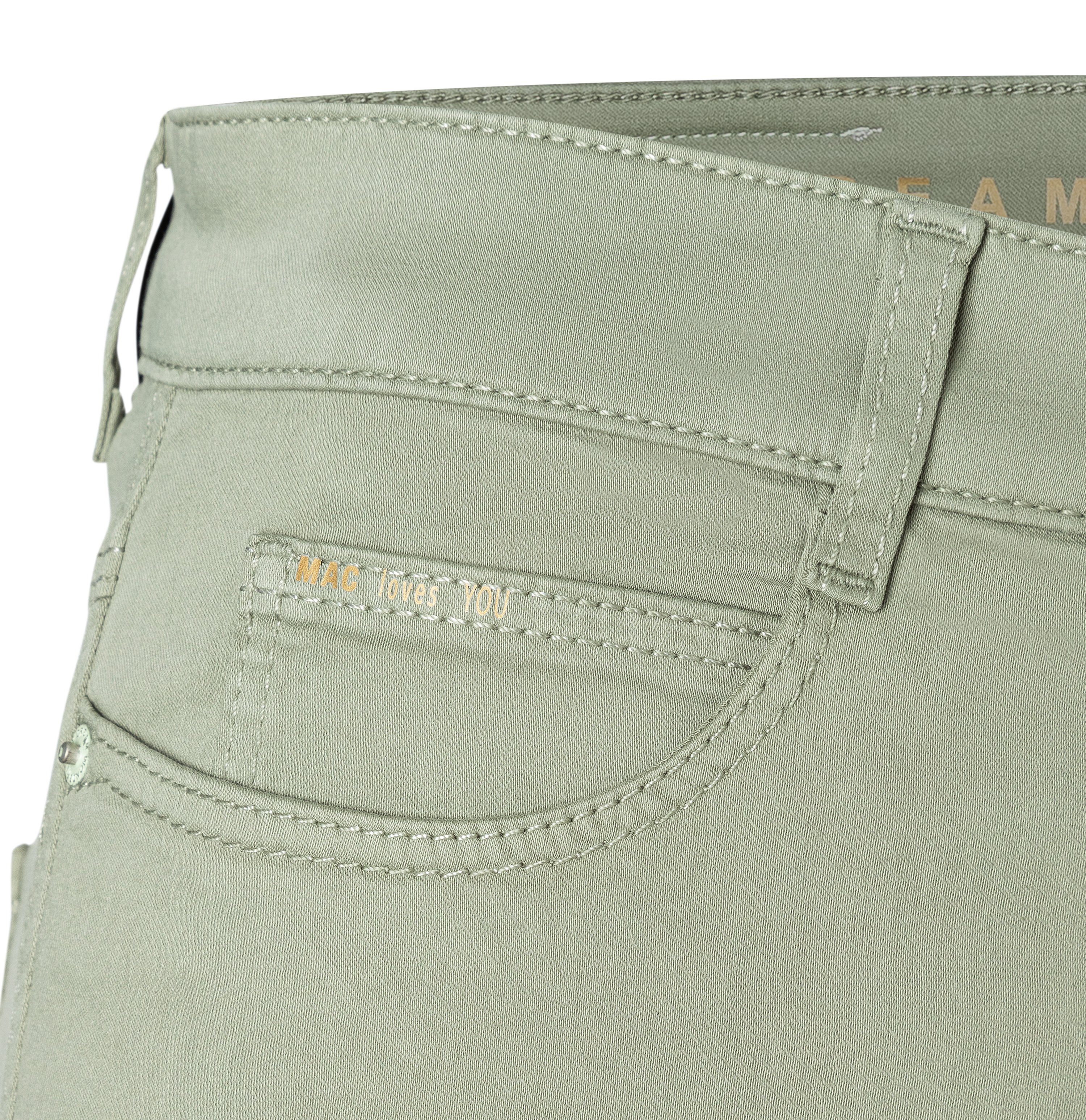 MAC Capribroek Dream-Sun in hoog-elastische denimkwaliteit met figuurvormende shaping-effect