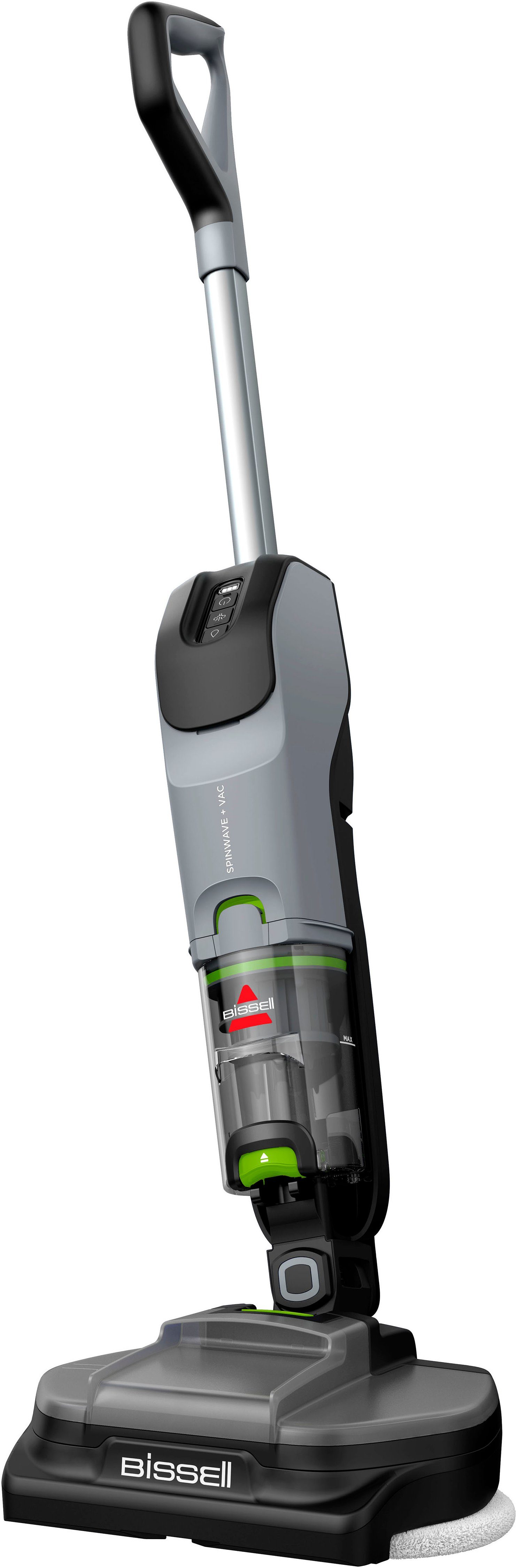 Bissell Nat- en droogzuiger 3893N, SpinWave®+ Vac PET Select, stofvrij dweilen draadloos, voor alle harde vloeren, 3 reinigingsmodi inclusief zuigmodus