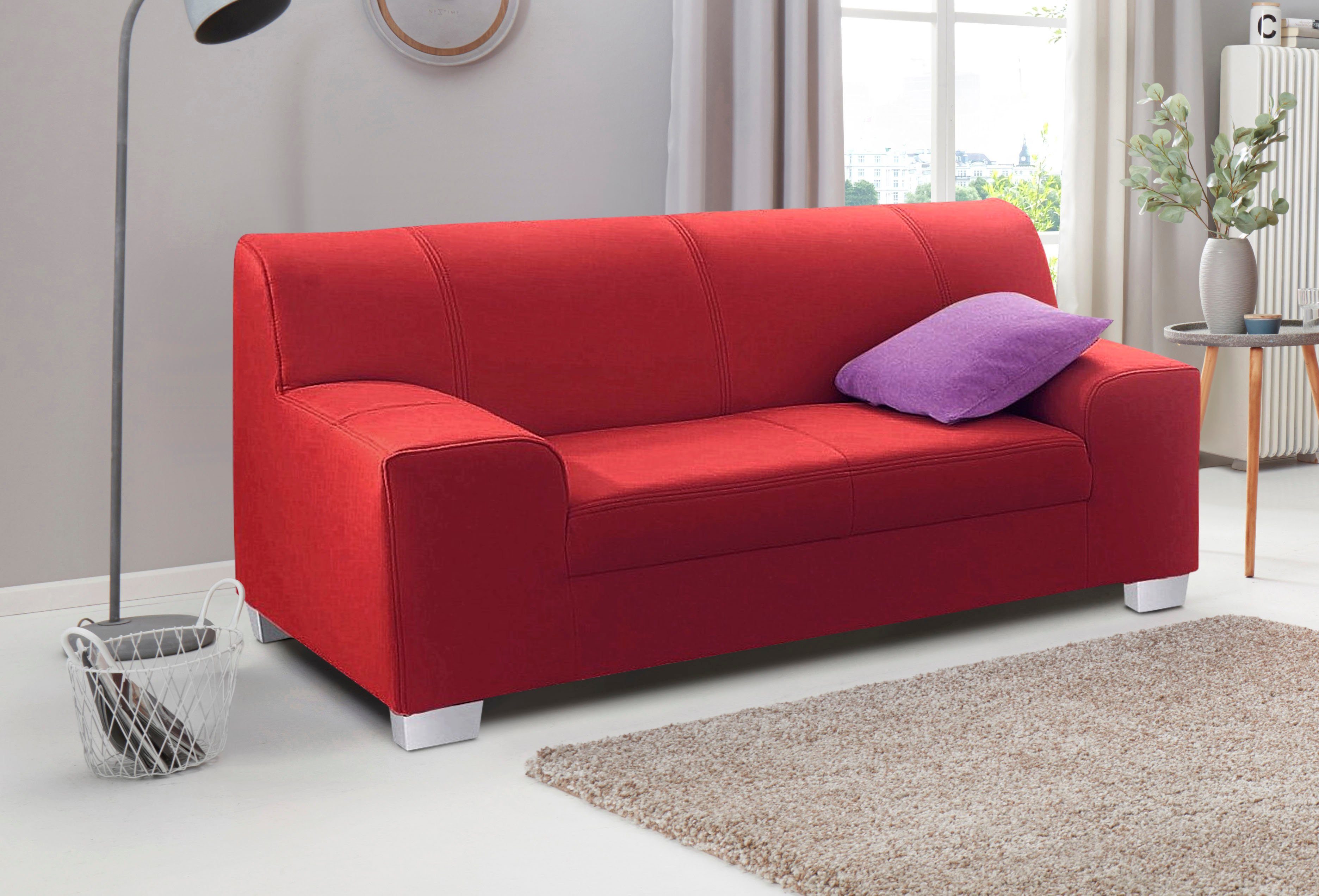 DOMO collection 2-zitsbank Amando tijdloos en modern, comfortabel,