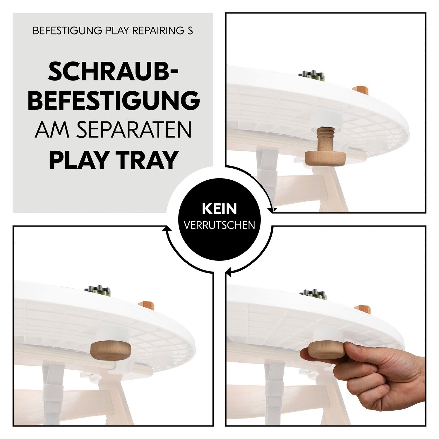 Hauck Motoriekbord Play Repairing S Gears & Nuts FSC®- beschermt bos - wereldwijd