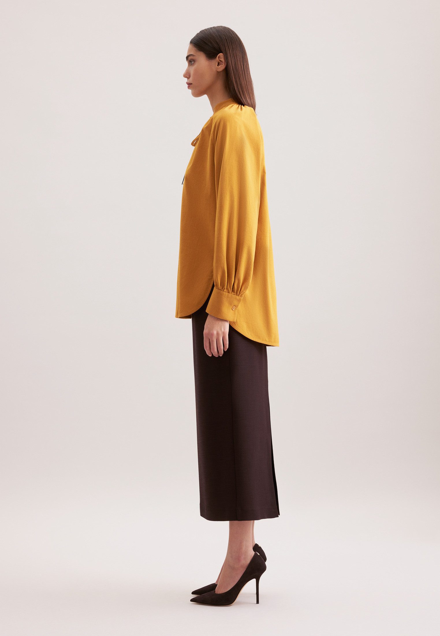 seidensticker Klassieke blouse Zwarte roos