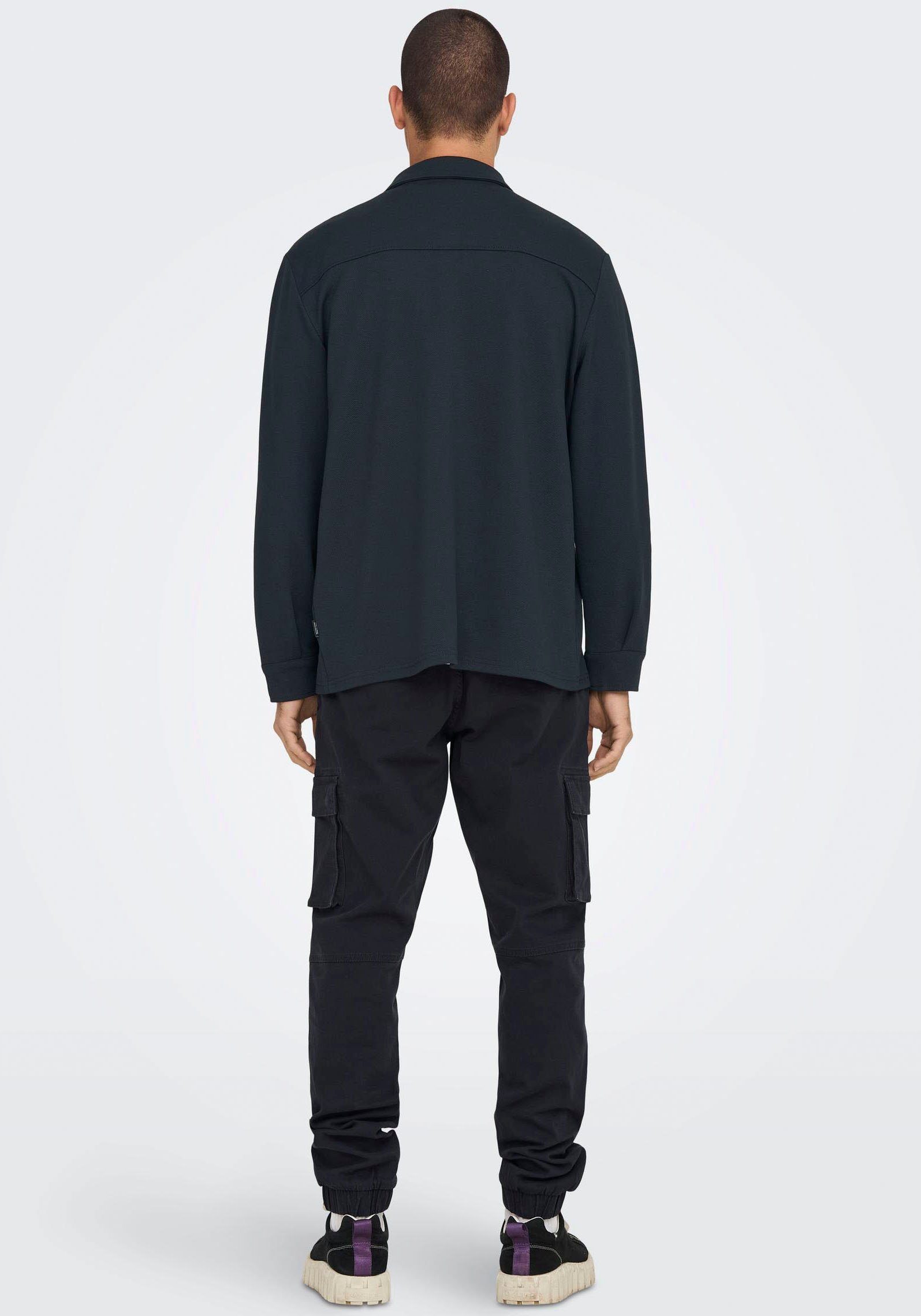 ONLY & SONS Overhemd met lange mouwen ONSNEWKODYL OVERSHIRT SWEAT NOOS