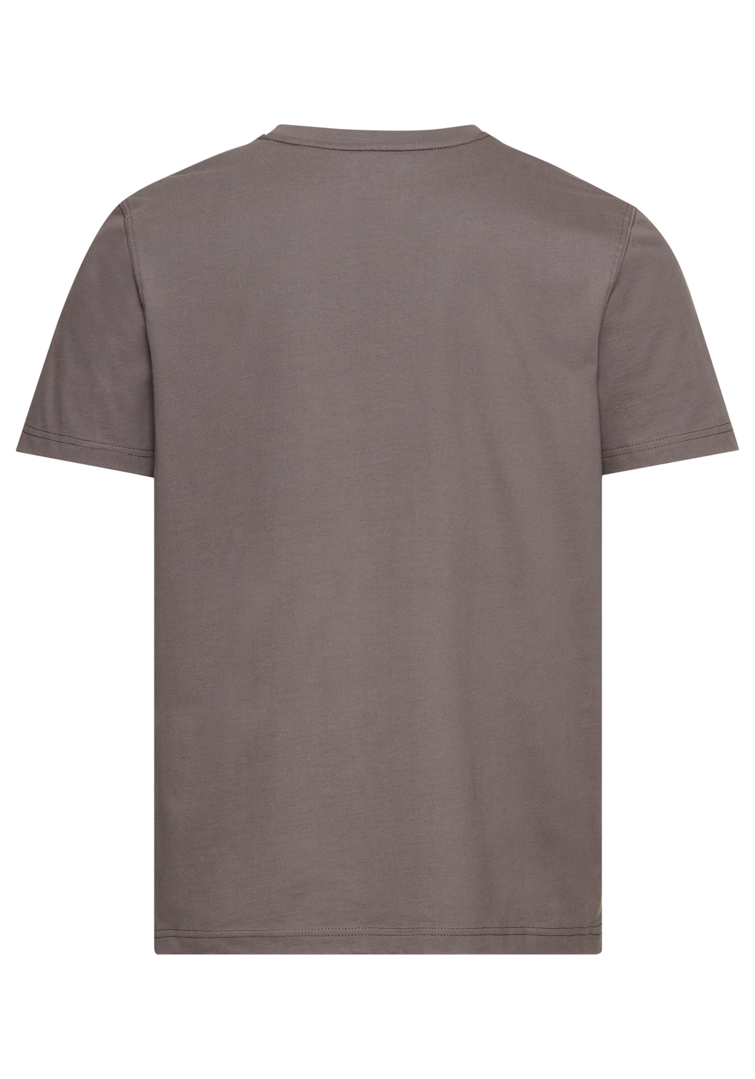 DELMAO T-shirt Korte mouw, met coole print, ronde halslijn, van 100% katoen