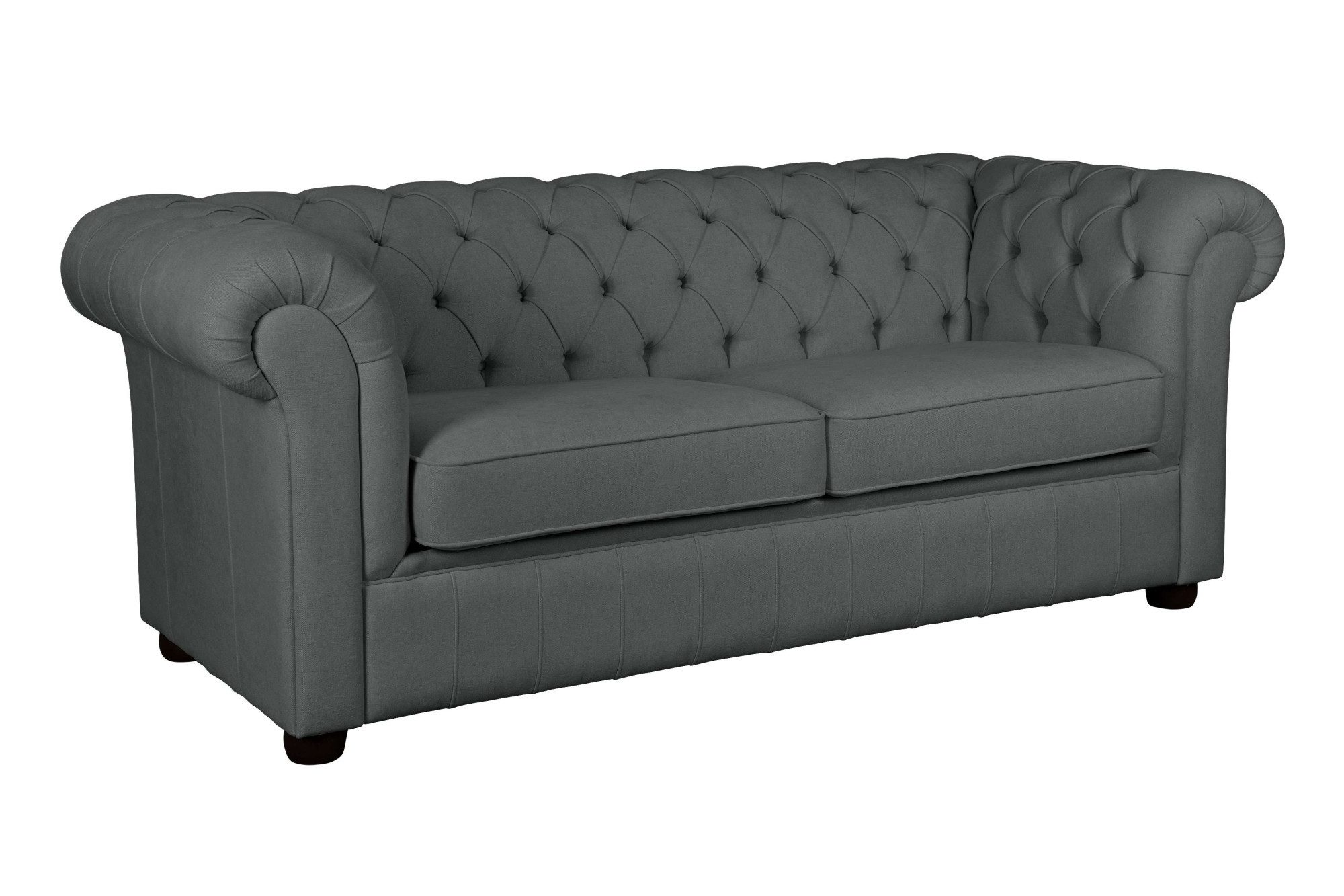 Home affaire 3-zitsbank CHARENTE, optionele slaapbank, Chesterfield-sofa, bedfunctie met edele knoopbevestiging en typische armleuningen, b/d/h 198/89/74 cm