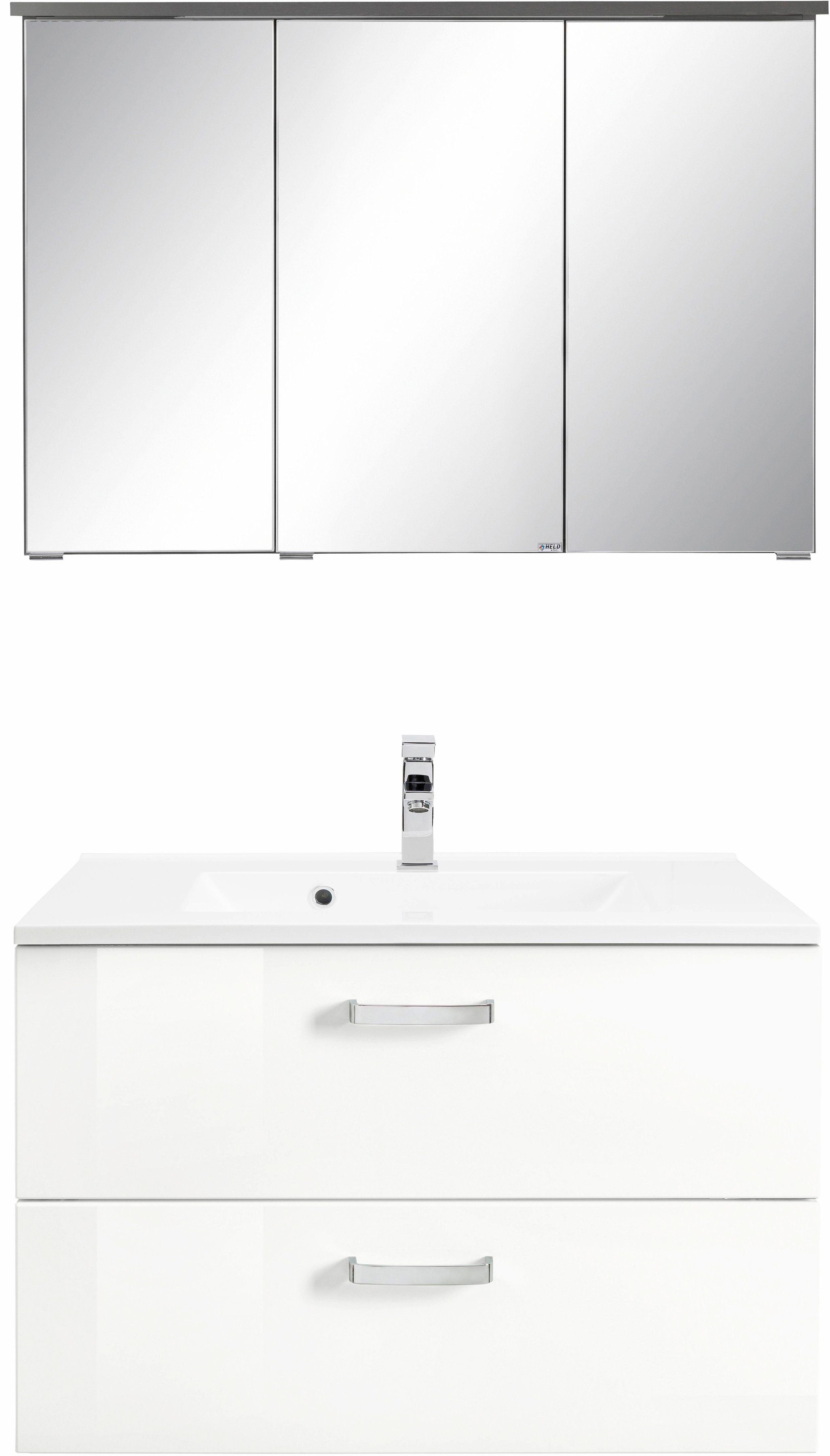 welltime Badkamerserie Ravenna met soft-close functie (2-delig)