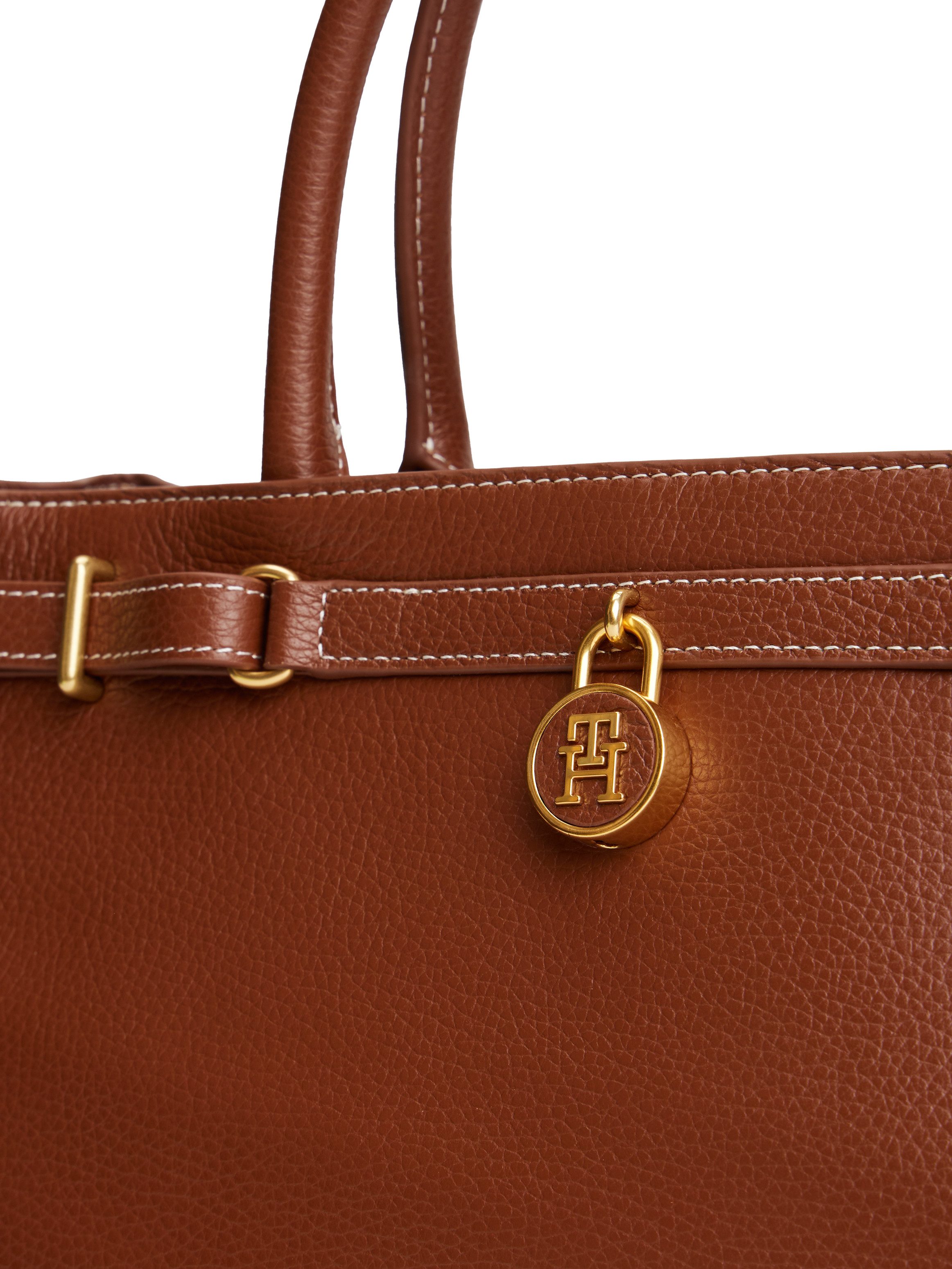 Tommy Hilfiger Draagtas AMERICAN ICON TOTE LEATHER
