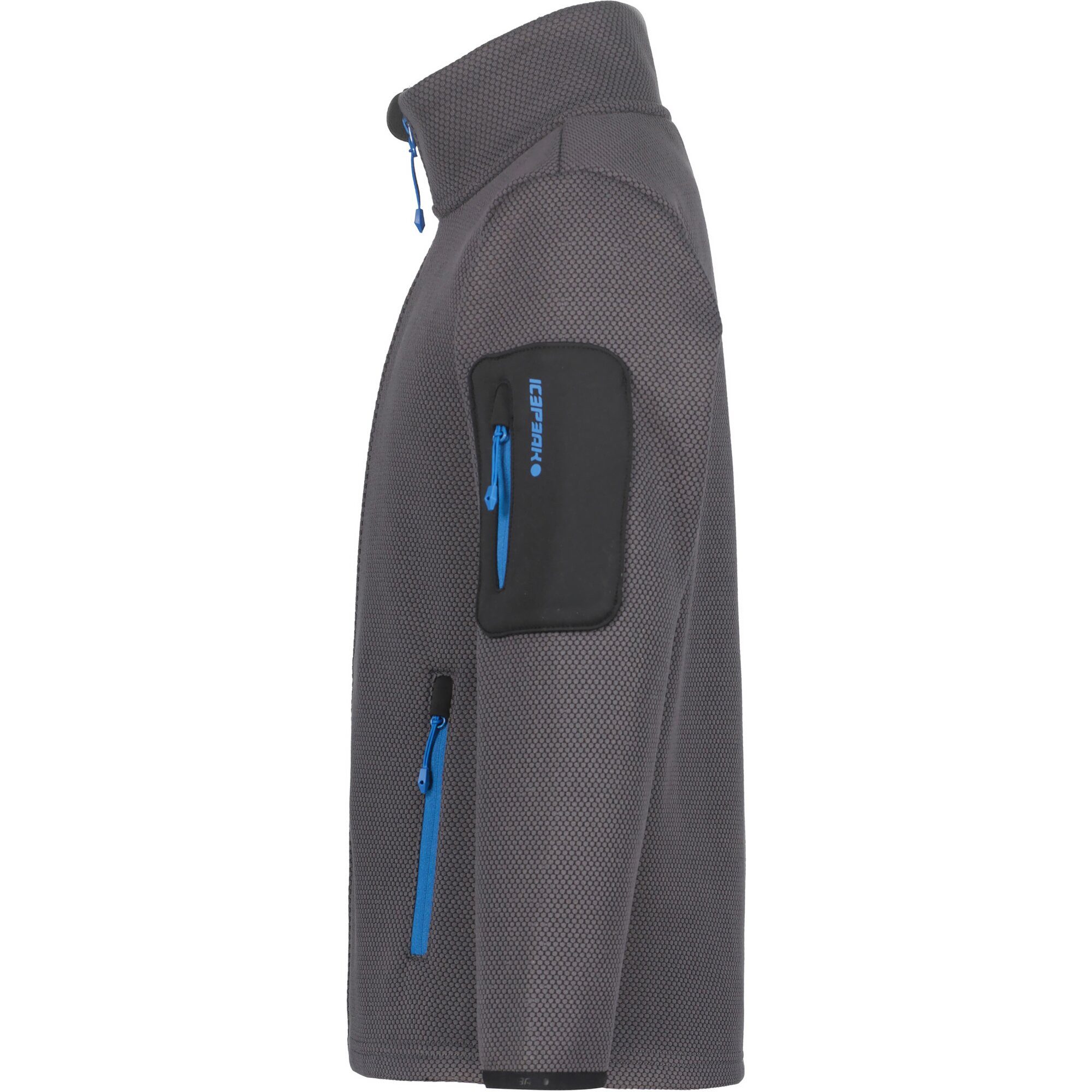 Icepeak Functioneel jack K FLEECEJAS KEVELAER met hoge staande kraag