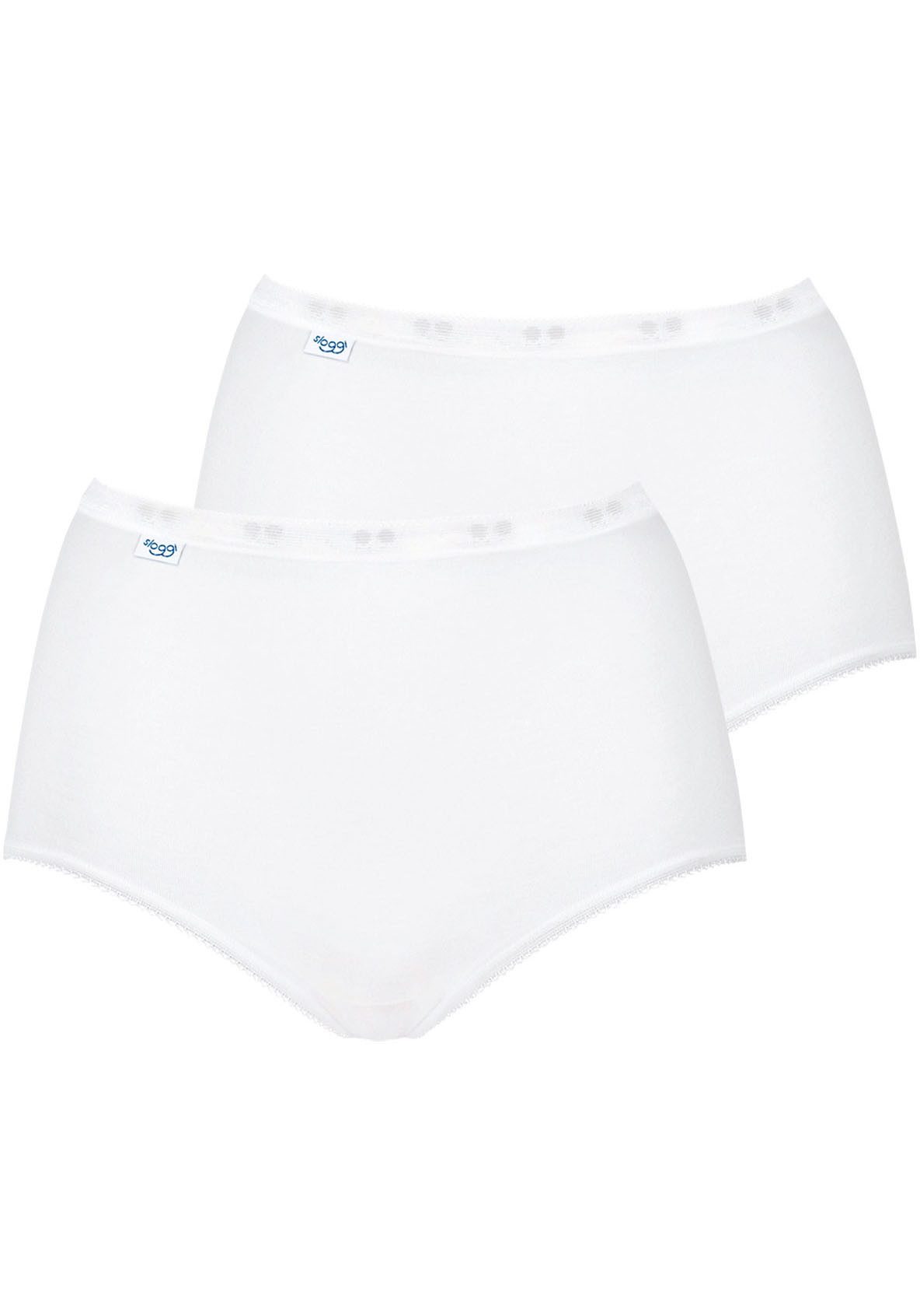 Sloggi Slip Basic+ Maxi 2P perfecte pasvorm (Set van 2) dames slips maat 38 wit