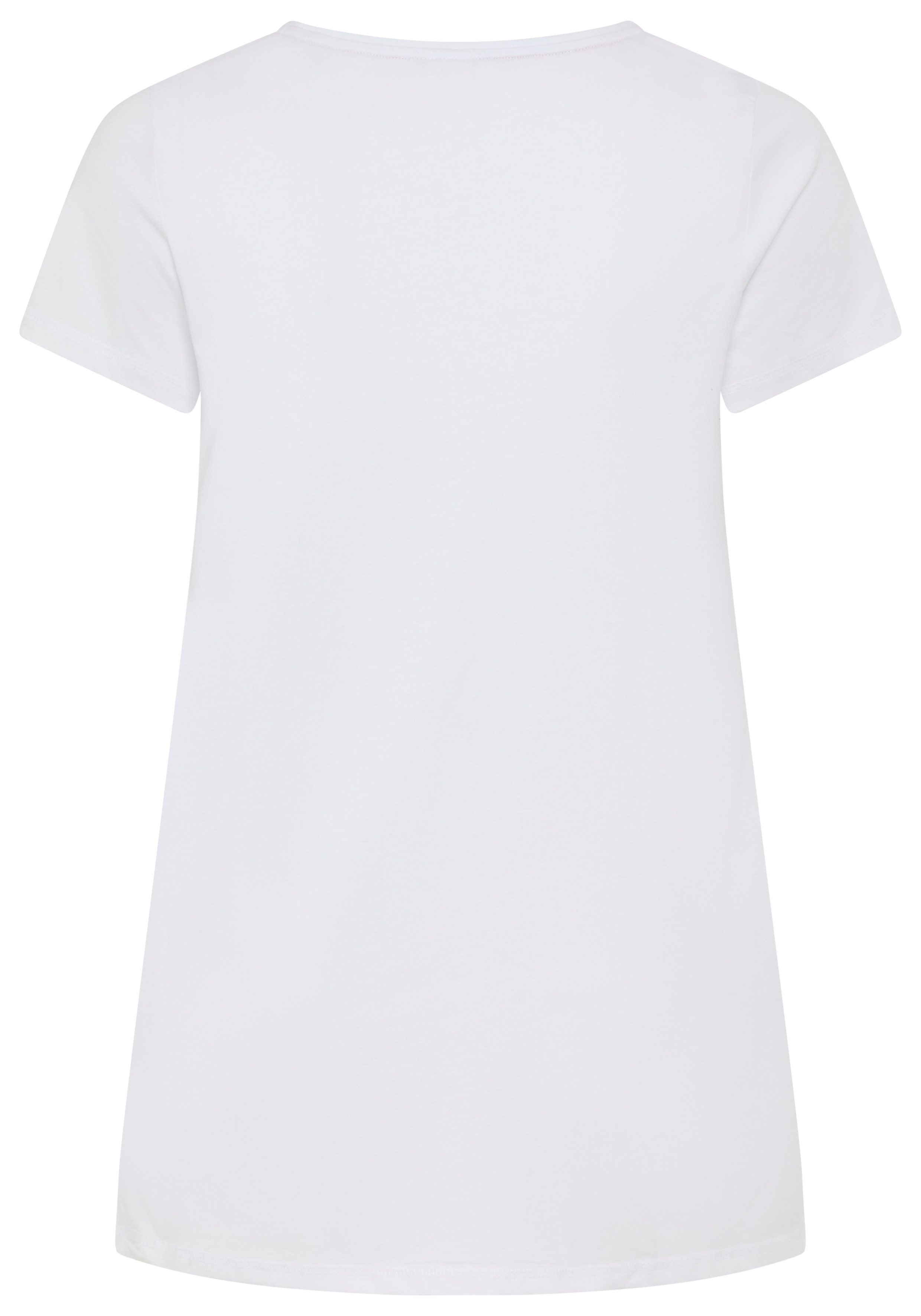 KangaROOS Lang shirt Korte mouw, figuuraccentuerende pasvorm (2-delig, Set van 2)