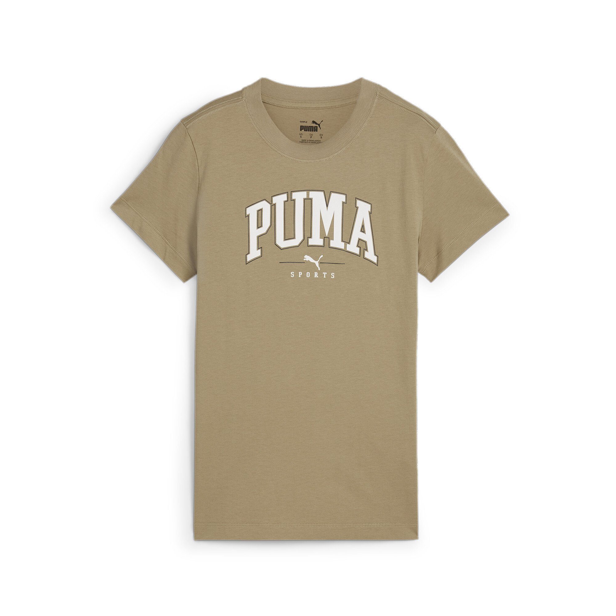 PUMA T-shirt SQUAD GRAPHIC TEE dames tops maat M bruin