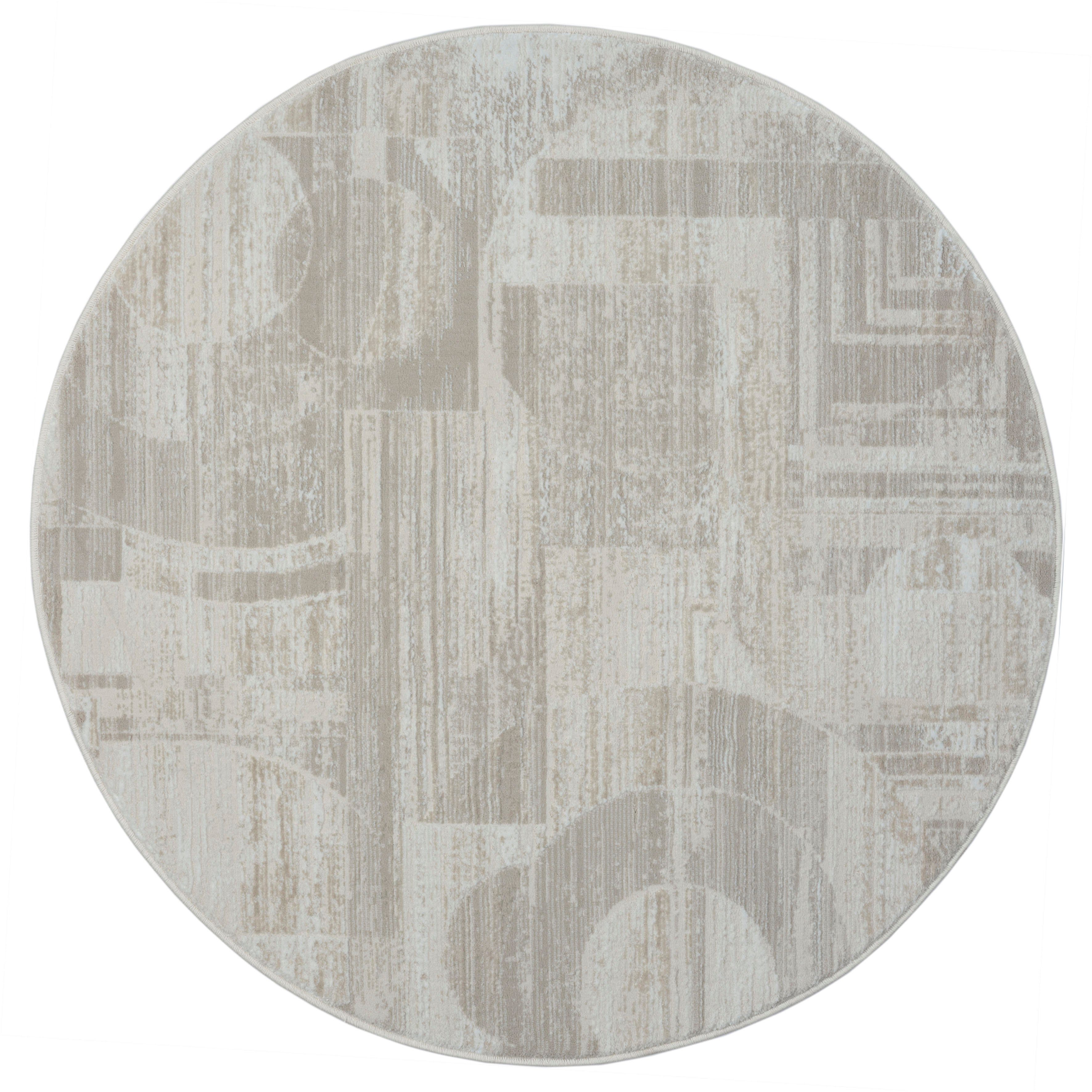Myflair Möbel & Accessoires Vloerkleed My Circles Kortpolig, modern ontwerp, retro-stijl, bijzonder zacht