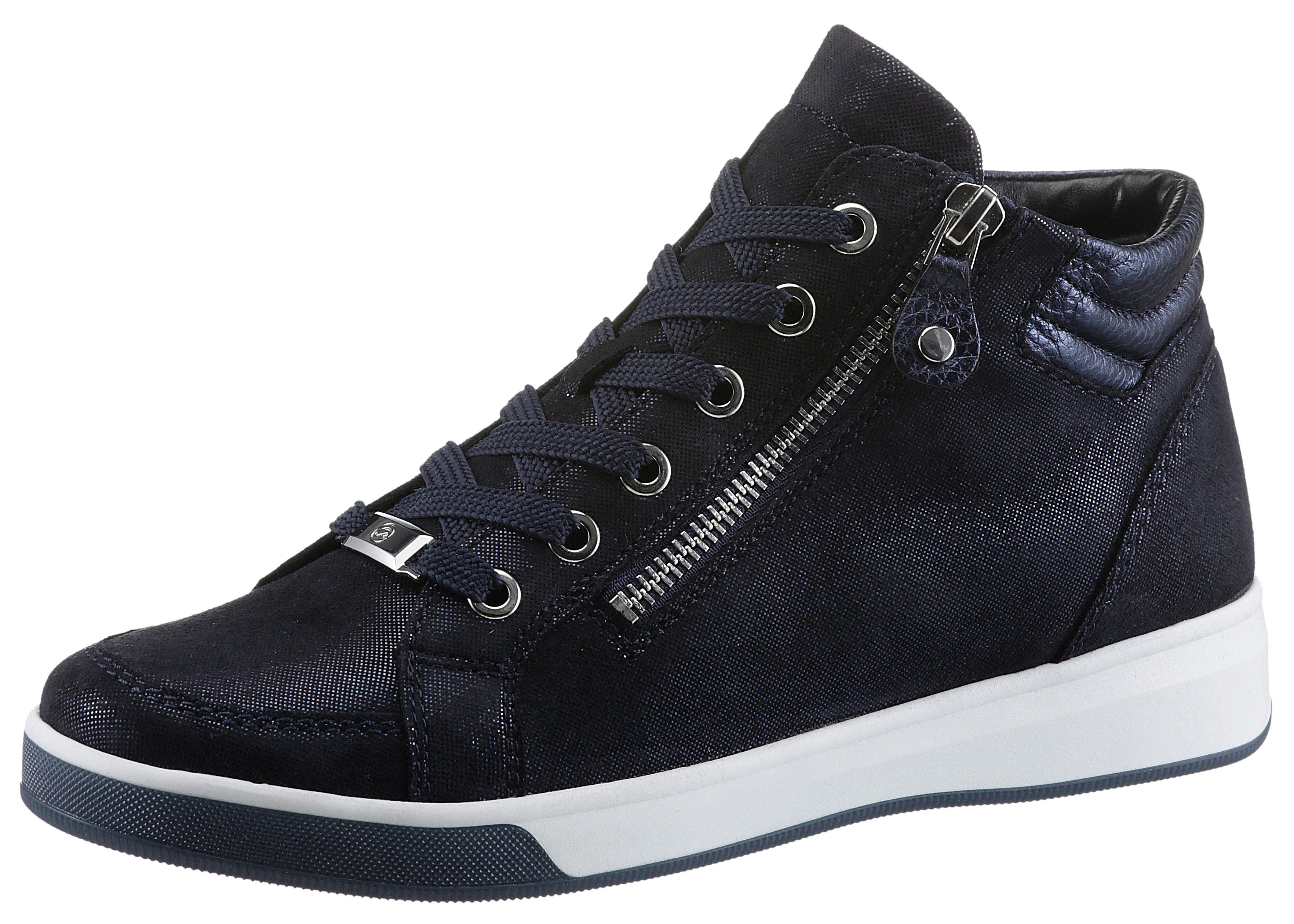 Ara Veterschoenen Rome sleehak, high top-sneaker, vrijetijdsschoen met rits