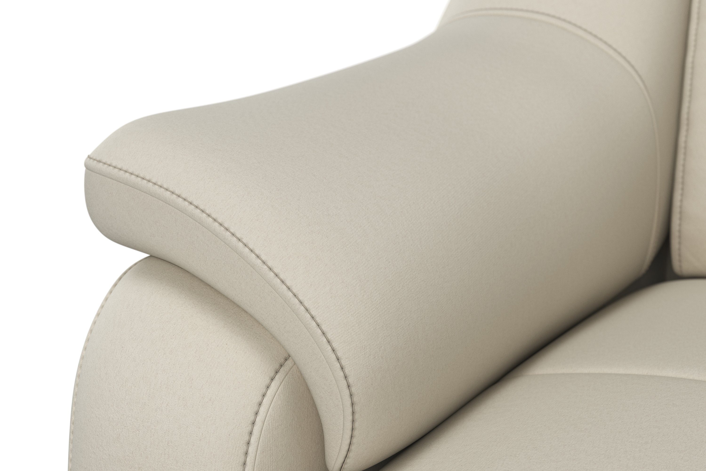 sit&more Hoekbank Freetown L-vorm met verstelbare hoofdsteun en comfortabele binnenvering