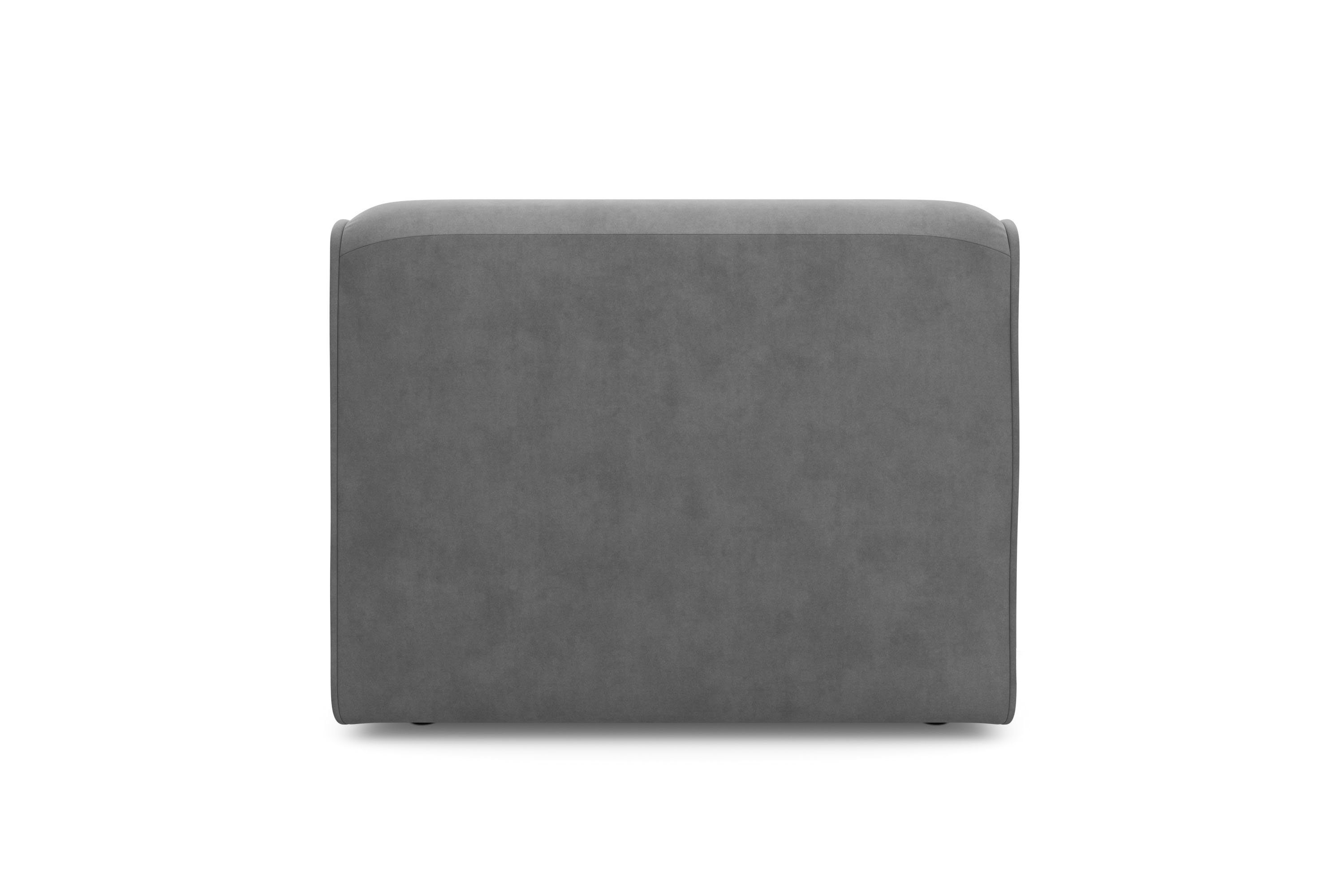 RAUM.ID Fauteuil Merid sofa-middenelement, afmetingen B/D/H: 84/97/46 cm als module of apart te gebruiken, voor individuele samenstelling