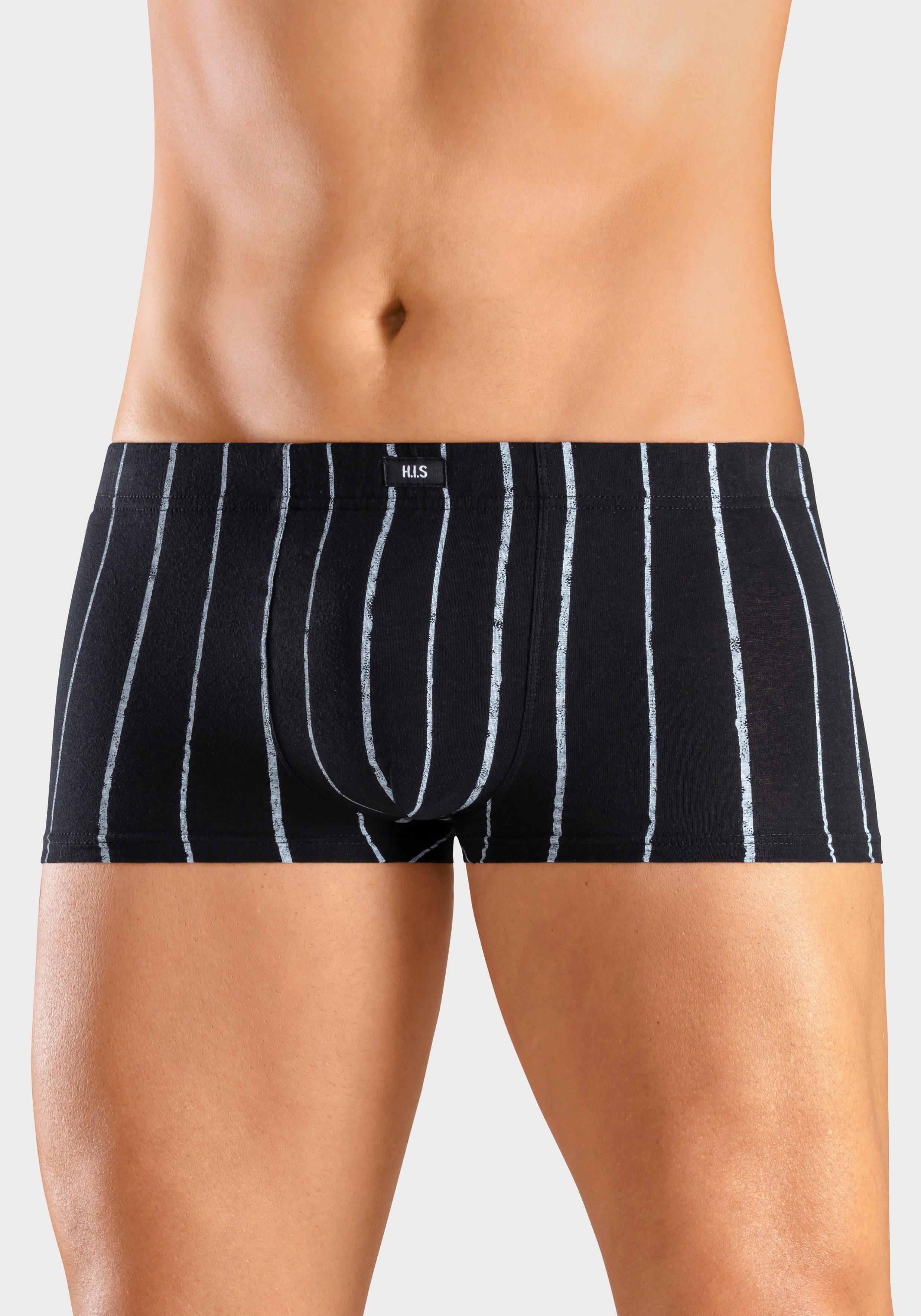 H.I.S Hipster strak zittende boxershorts van katoen-stretch (set, 5 stuks)