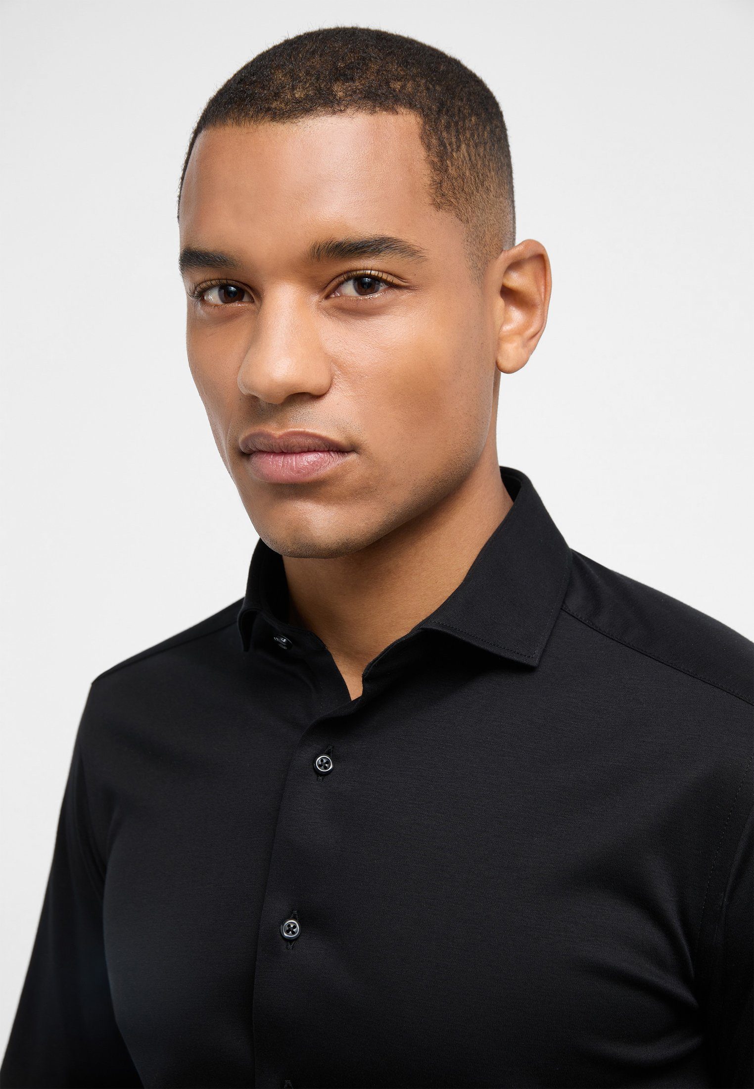 Eterna Overhemd met lange mouwen Slim fit NON IRON (strijkvrij)