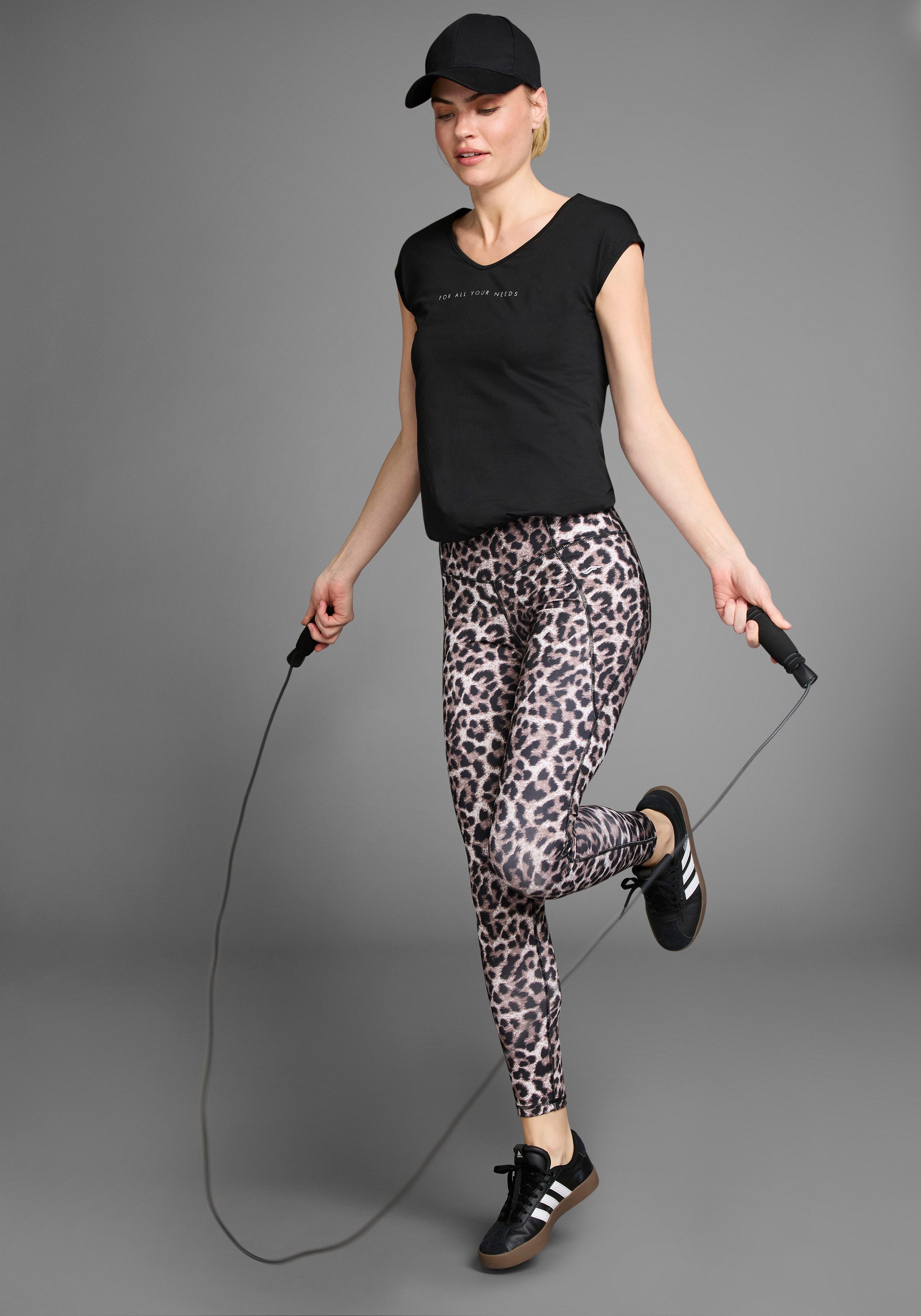 FAYN SPORTS Legging met vormnaden en hoge taille voor de perfecte pasvorm