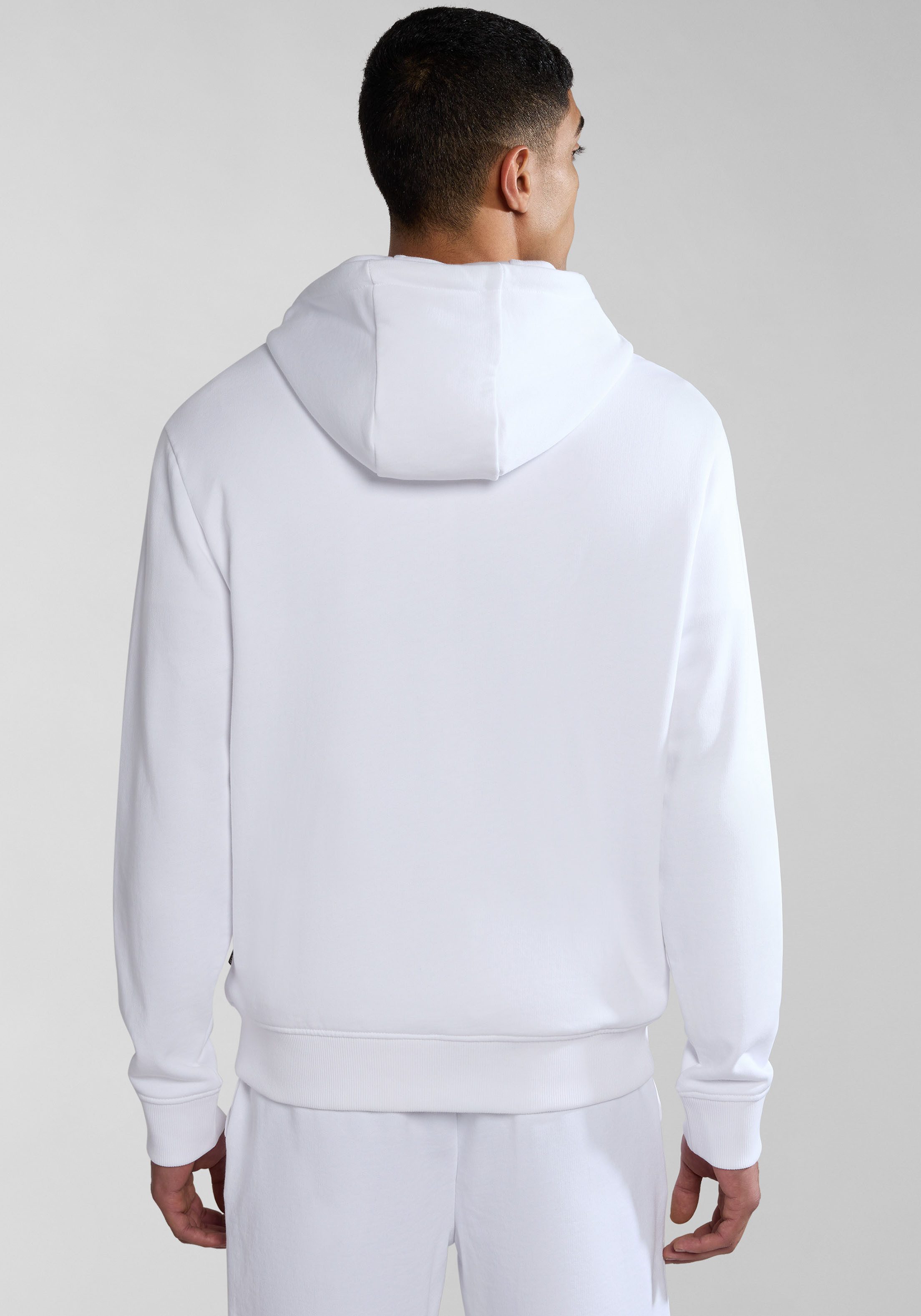 Napapijri Hoodie BALIS H SUM 002 Met merklabel aan de zijkant, met ribboorden aan de zoom en mouwen
