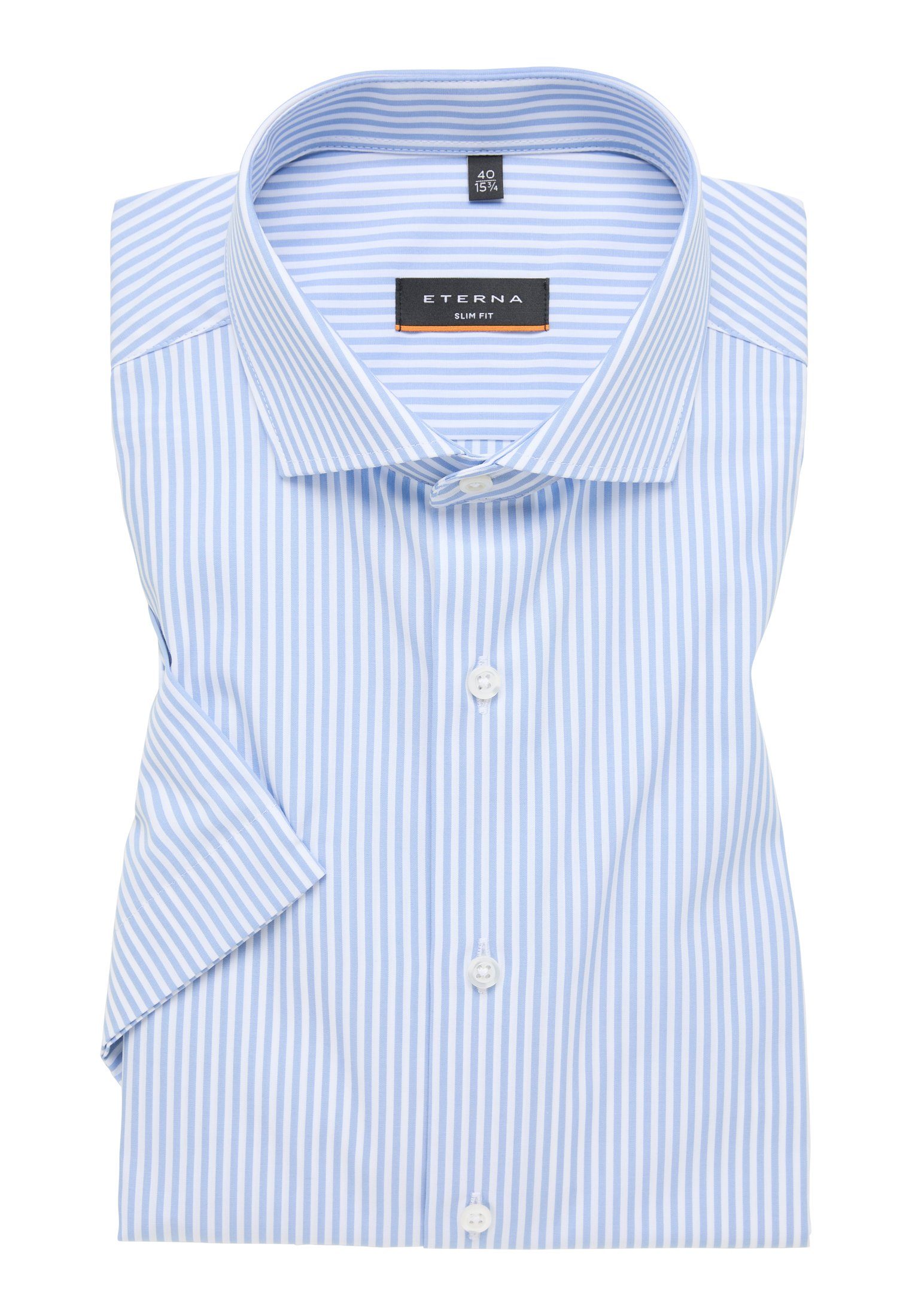 Eterna Overhemd met korte mouwen Slim fit