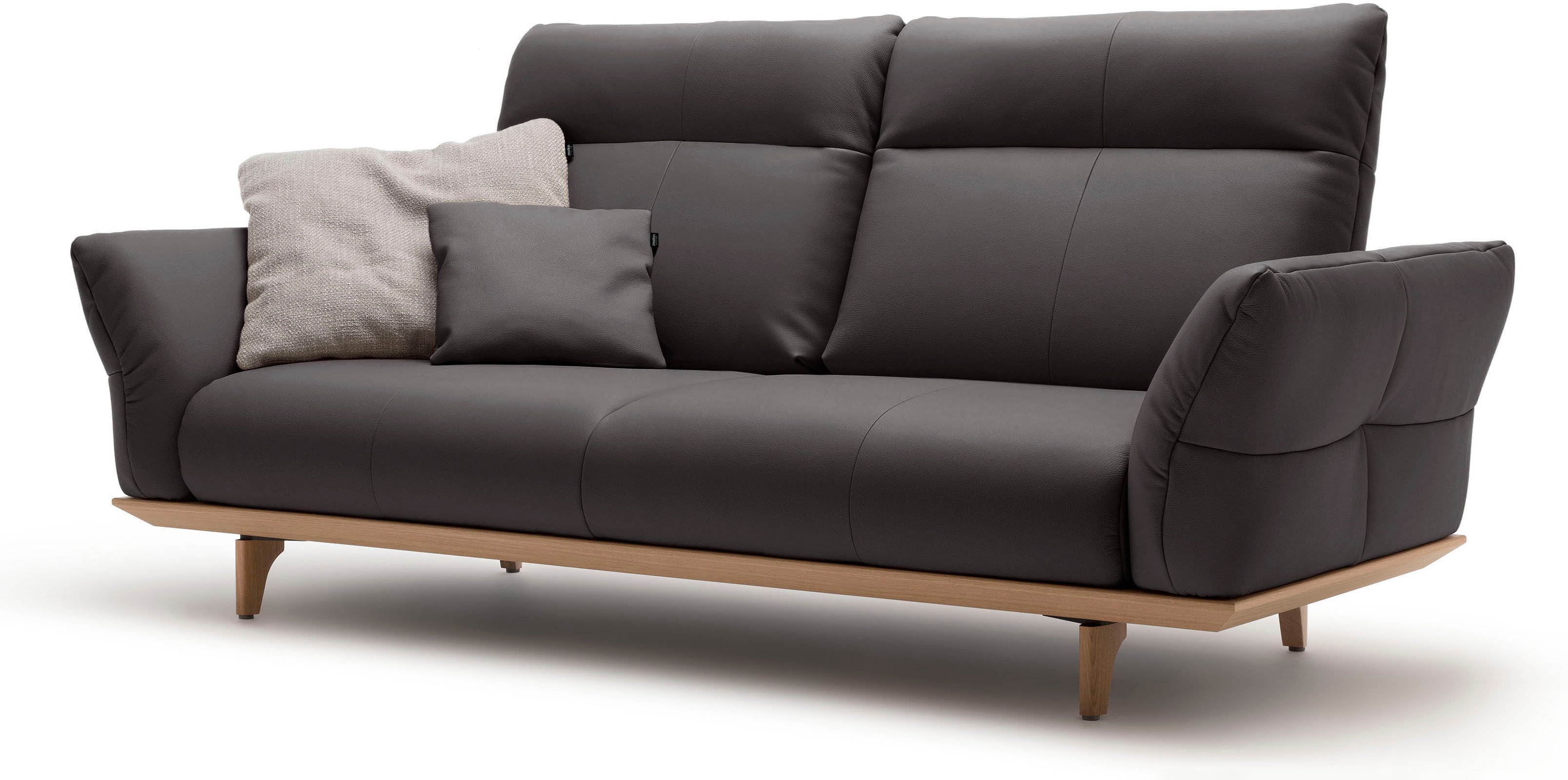 Creation BY ROLF BENZ 3-zitsbank Hs.460 Onderstel in eiken, poten in natuurlijk eiken, breedte 208 cm