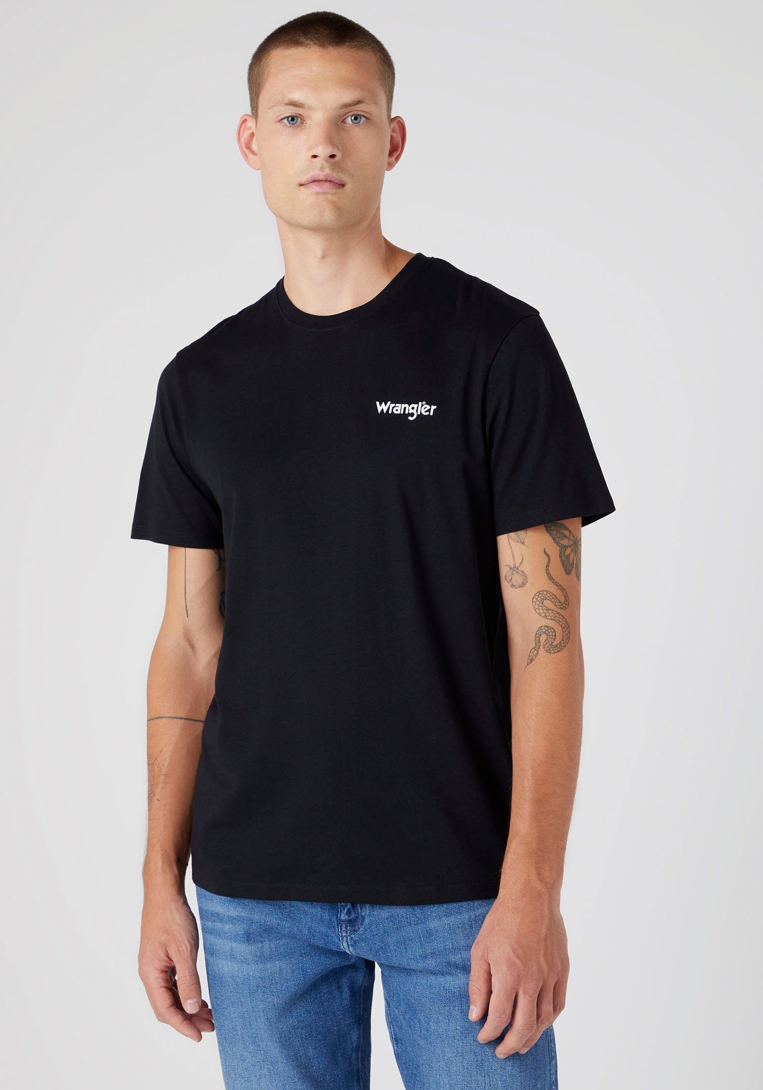 Wrangler t shirt discount heren