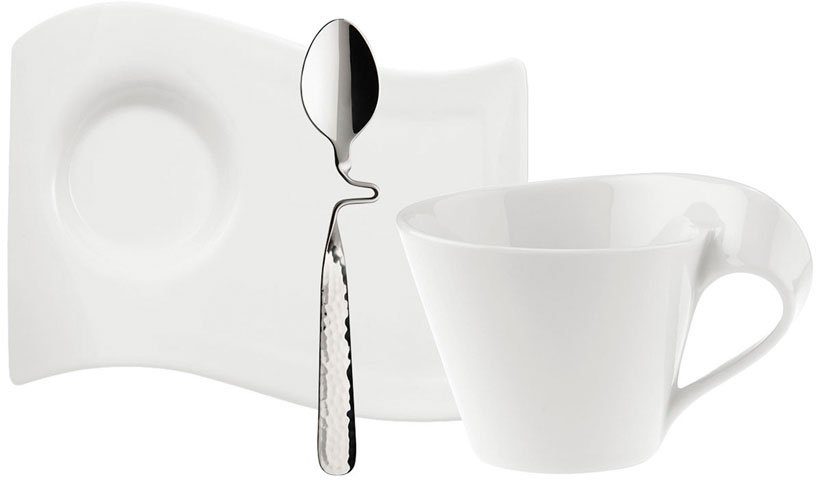 Villeroy & Boch Cappuccinokopje New Wave Cafè Made in Germany, Fine China porselein (set, 3-delig)