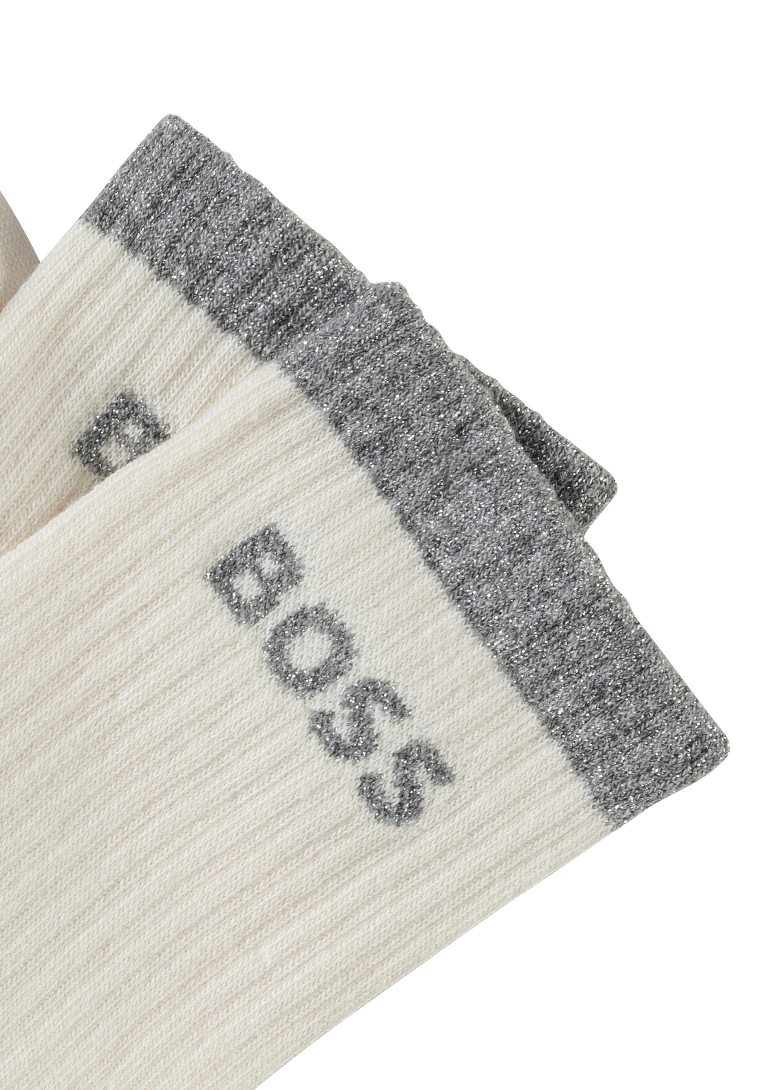 BOSS Vrijetijdssokken 2PQS Gift Lurex CC W (2 paar)