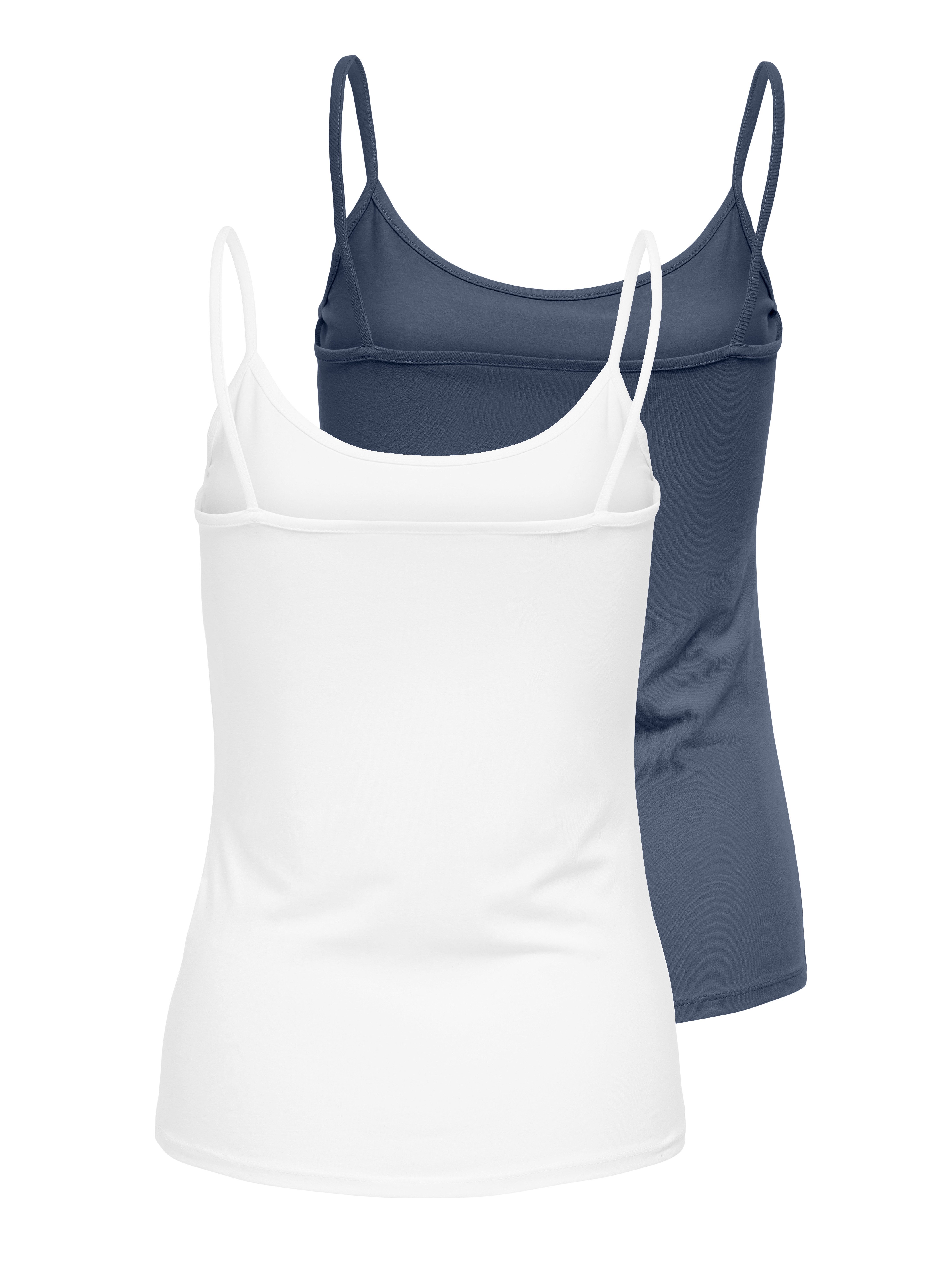 Only Top met spaghettibandjes ONLLOVE SINGLET 2PACK JRS NOOS (set, 2-delig)