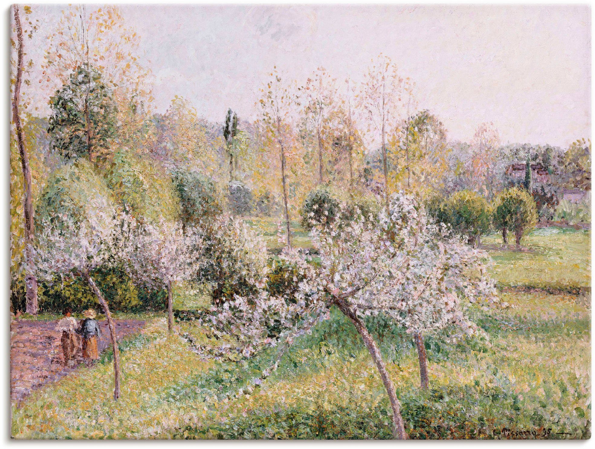 Artland Artprint Bloeiende appelbomen in Eragny. 1895 in vele afmetingen & productsoorten -artprint op linnen, poster, muursticker / wandfolie ook geschikt voor de badkamer (1 stuk