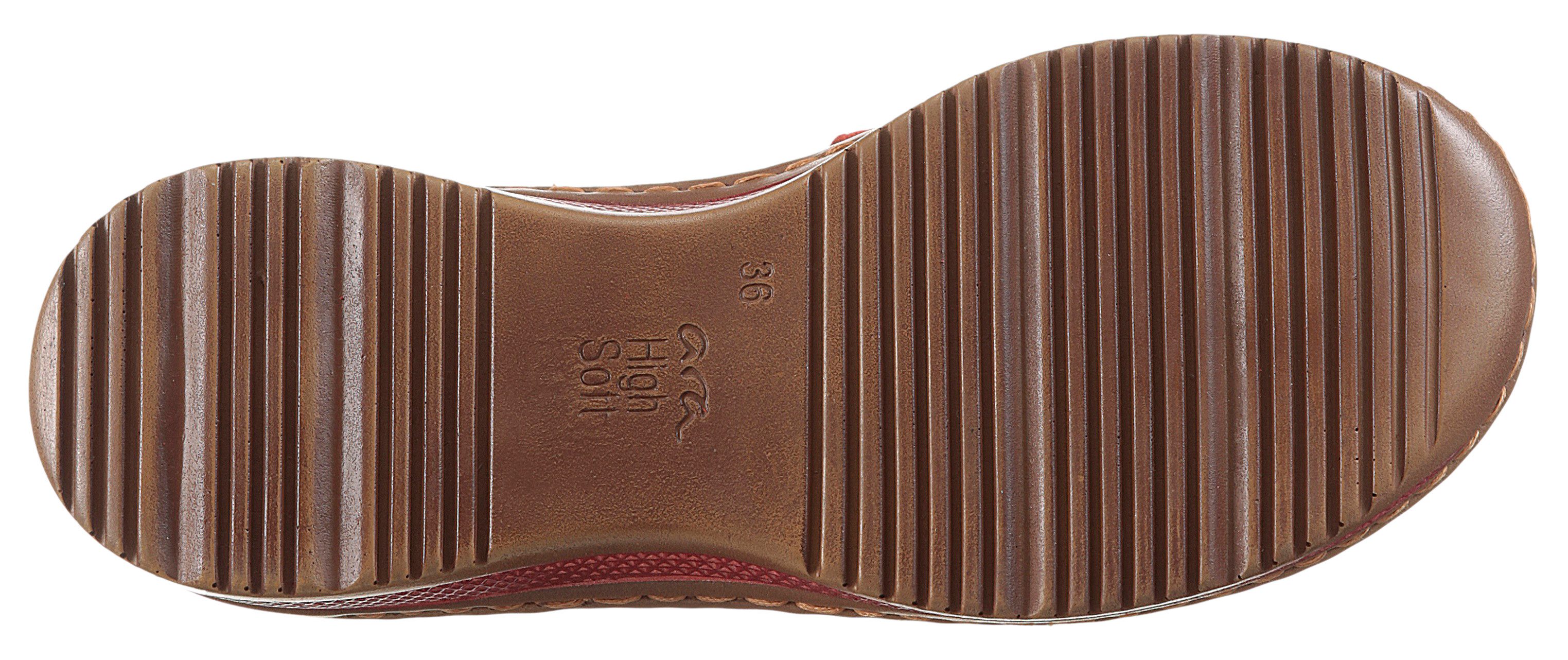Ara Sandalen Hawaï , zomerschoen, sandaal, sleehak, met stretch-banden, g-breedte
