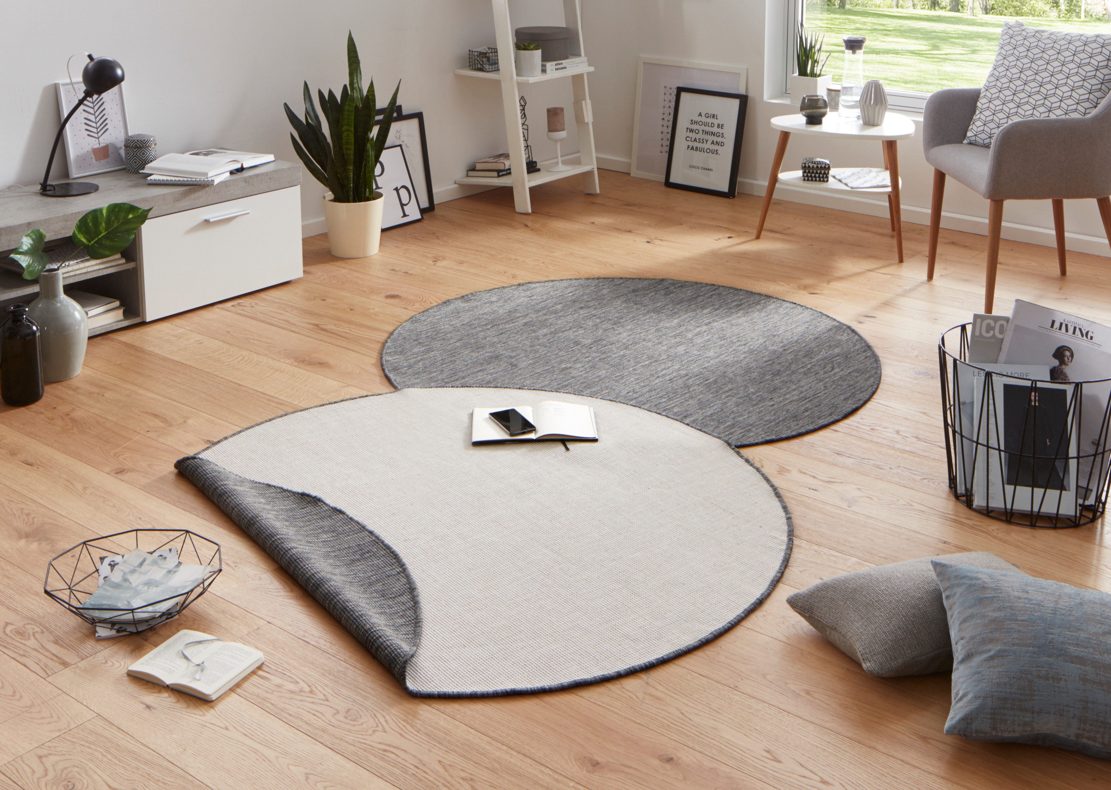 NORTHRUGS Vloerkleed Miami omkeerbaar tapijt Geschikt voor binnen en buiten, weerbestendig, balkon, tuin, woonkamer, waterbestendig moderne