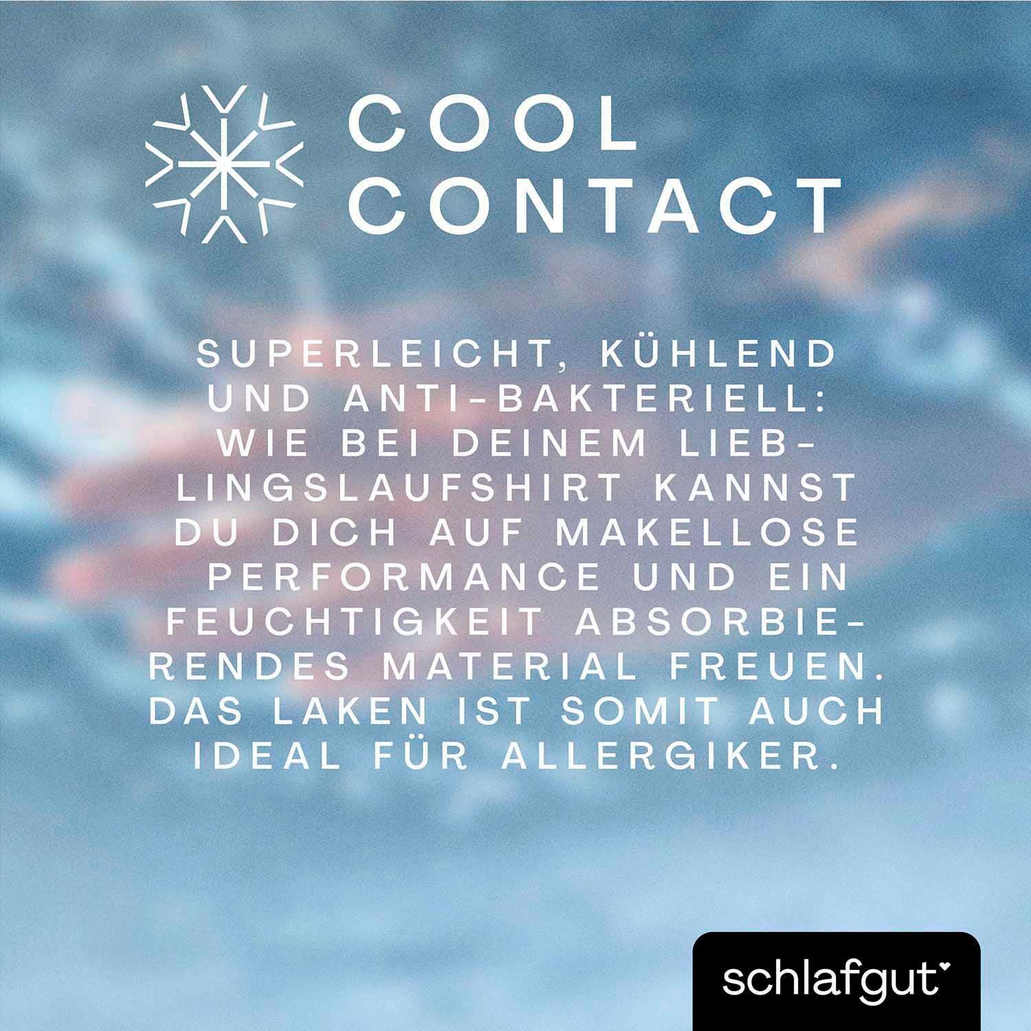 Schlafgut Hoeslaken Cool Contact 100% gekamd microvezel (1 stuk)