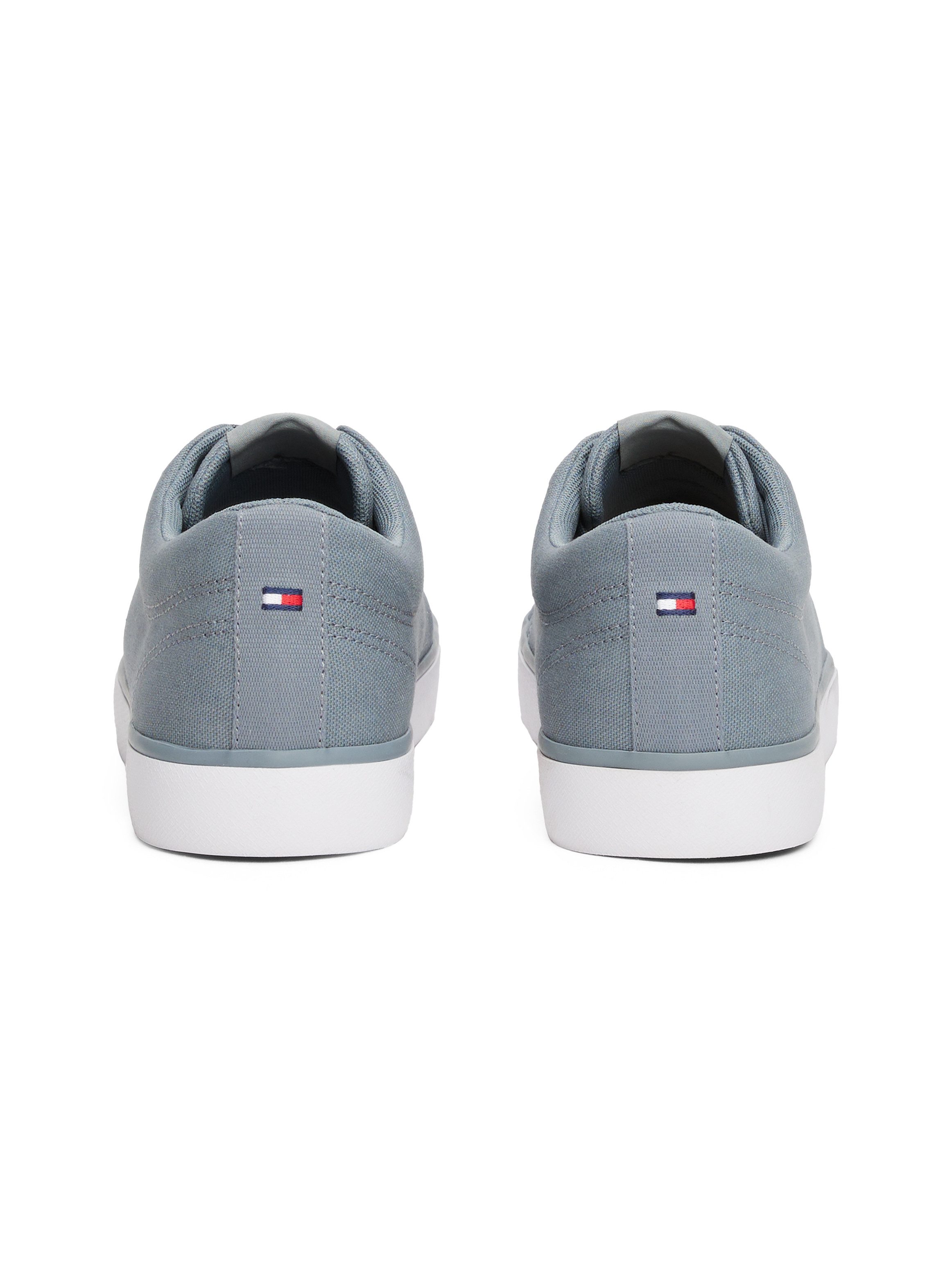Tommy Hilfiger Sneakers TH HI VULC LOW CORE CANVAS , vrijetijdsschoen, lage schoen, veterschoenen met zacht gepolsterde schacht
