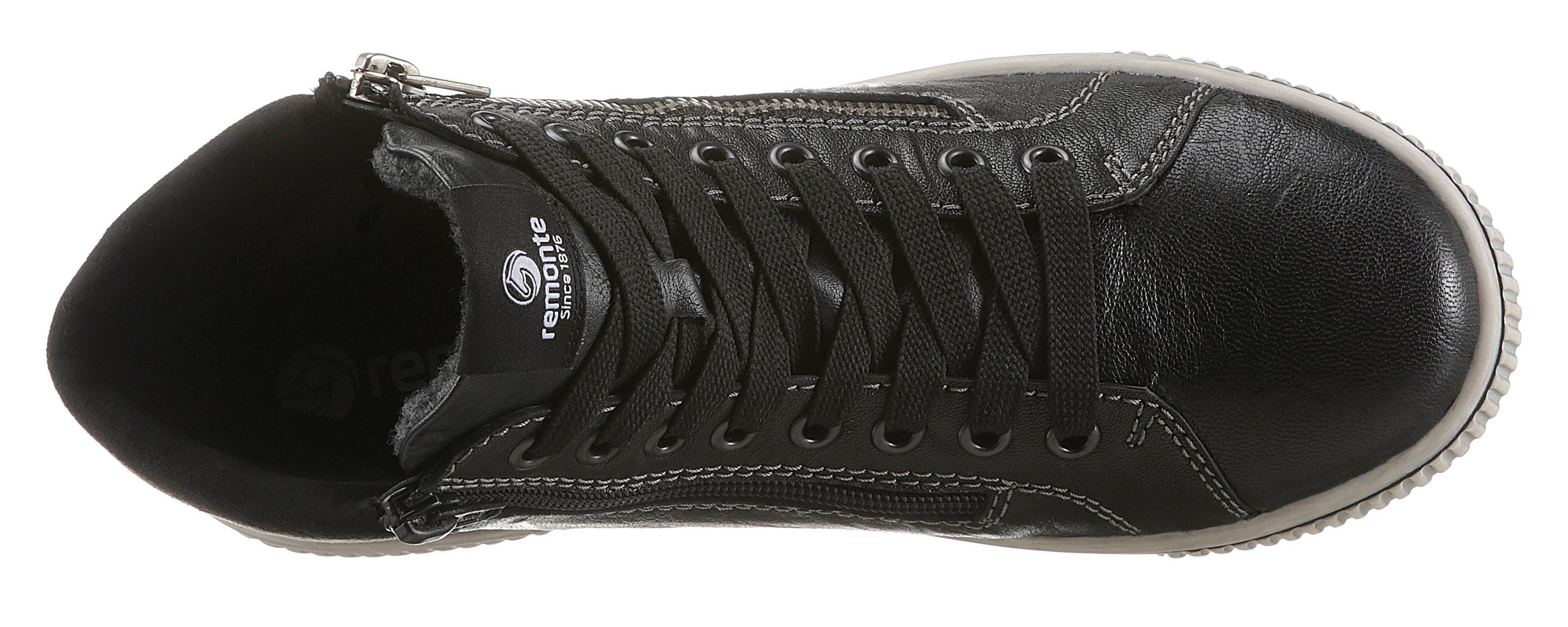Remonte Veterschoenen platform, lace-up ankle boots, boots in crash look