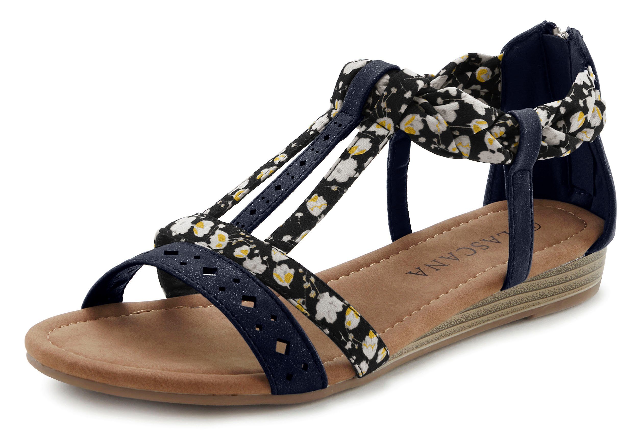 Lascana Sandalen Zomerschoen Sandalette, zomerschoen met banden in festival-look VEGAN