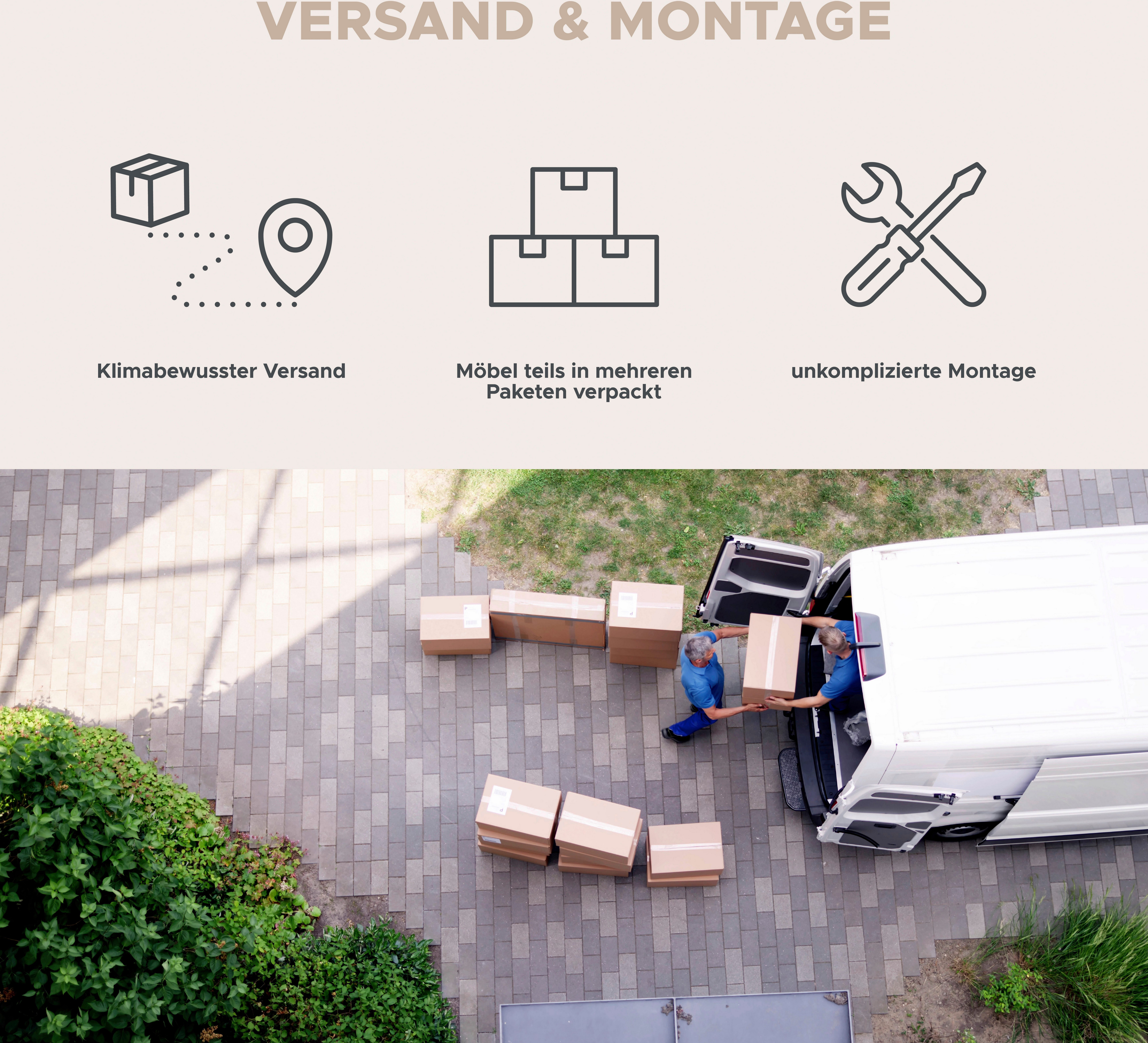 INOSIGN Halmeubelset Trondheim, Breedte 243 cm, 5-delig, bestaande uit: 2x garderobekast, 1 commode, 1 kledingstang, 1 legplank (set, 4-delig)