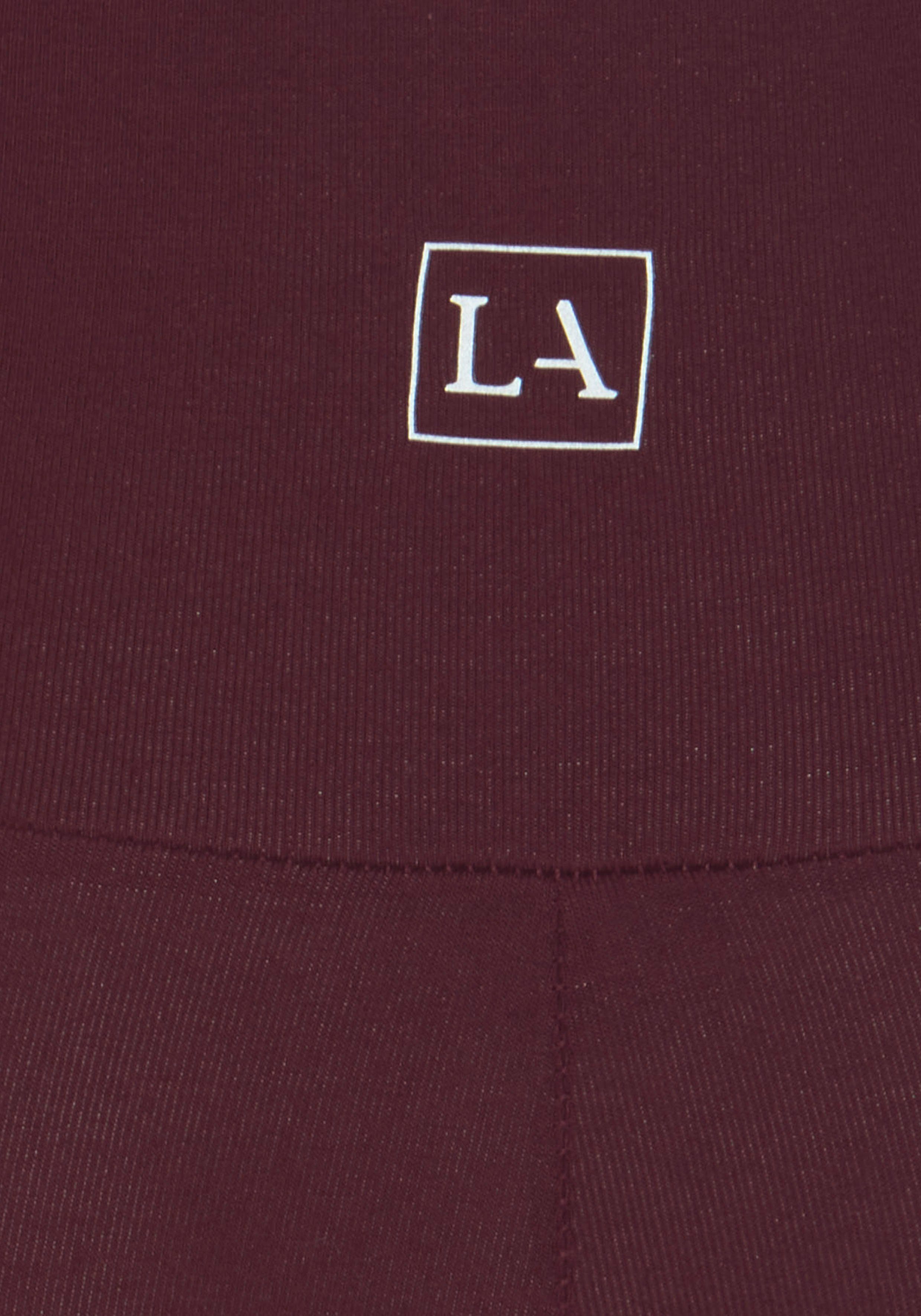 Lascana Caprilegging met brede zachte boord, loungewear