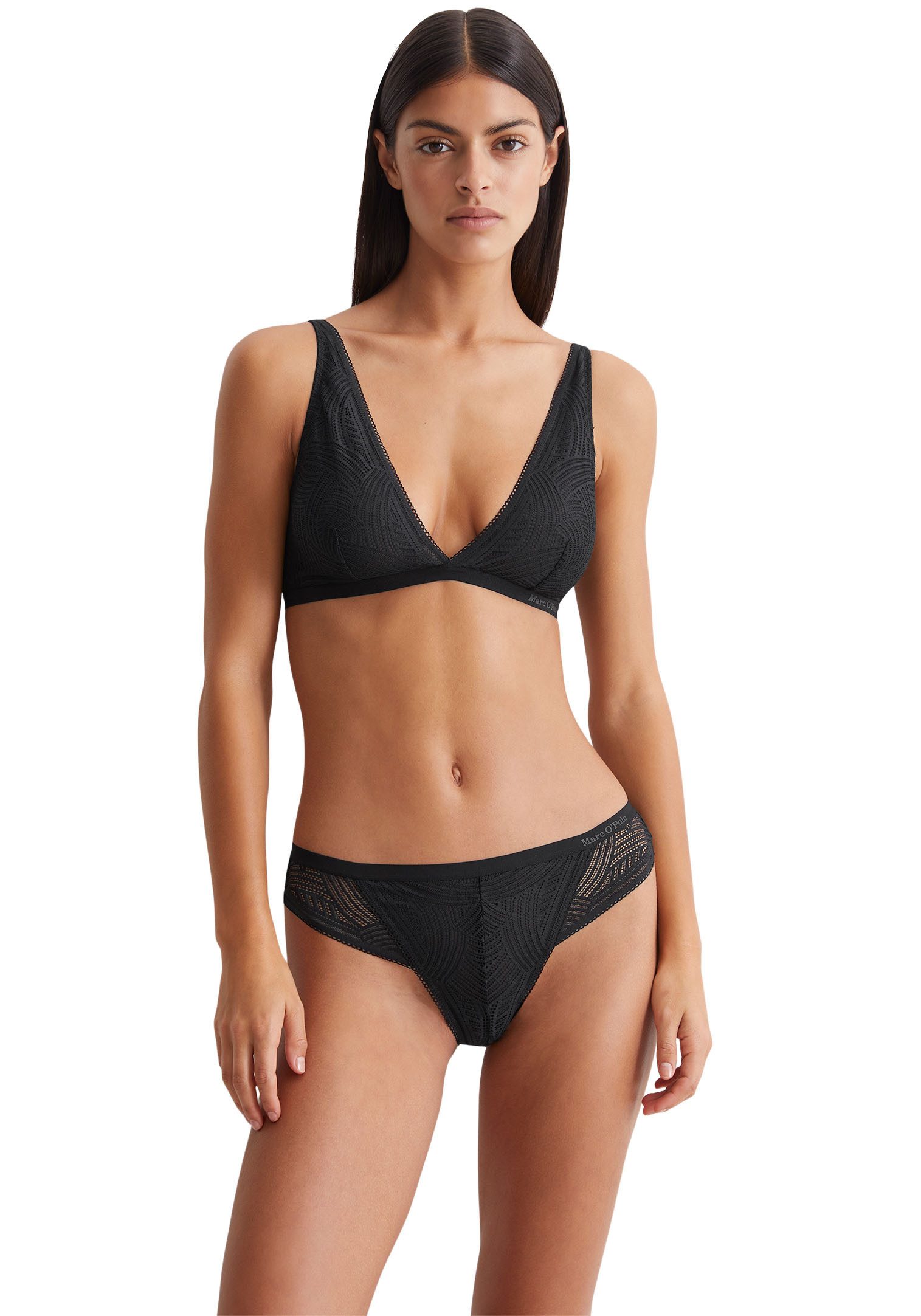 Marc O'Polo String Timeless Lace met fijne kant