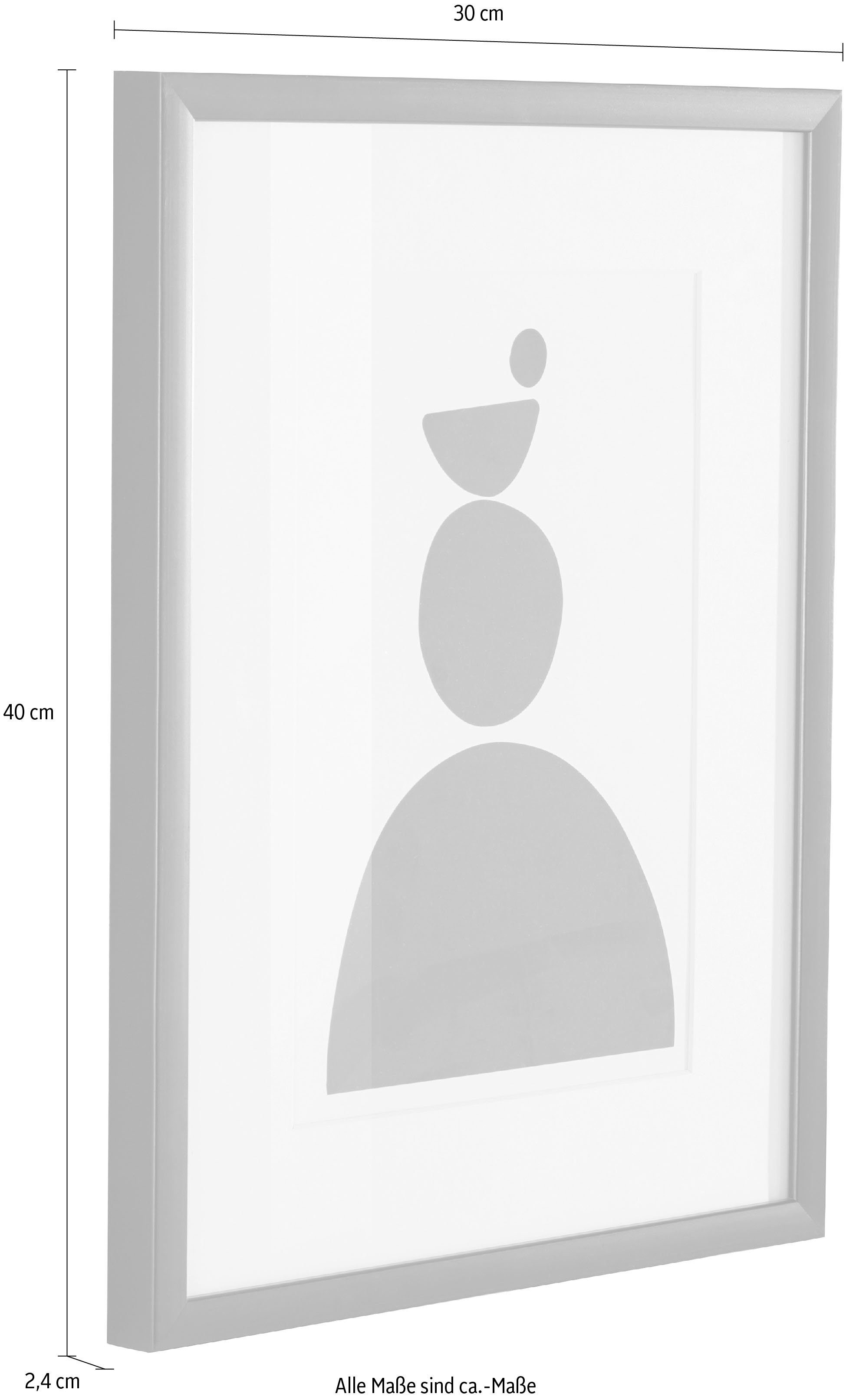 LeGer Home by Lena Gercke Wanddecoratie Black is Beautiful III HD premium posterdruk incl. houten lijst (1 stuk)